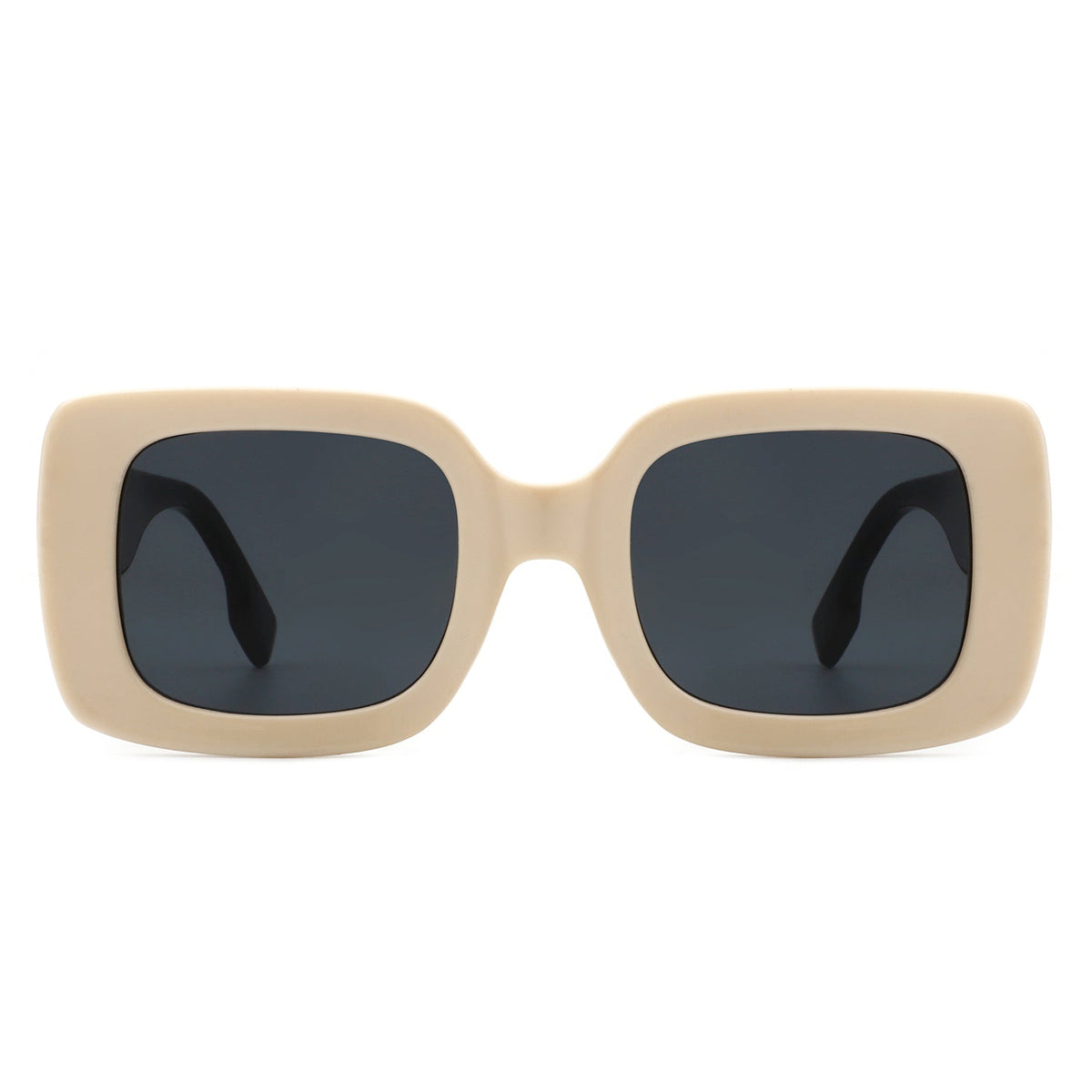 Jadestone - Square Retro Flat Top Fashion Sunglasses - Charming Charlie