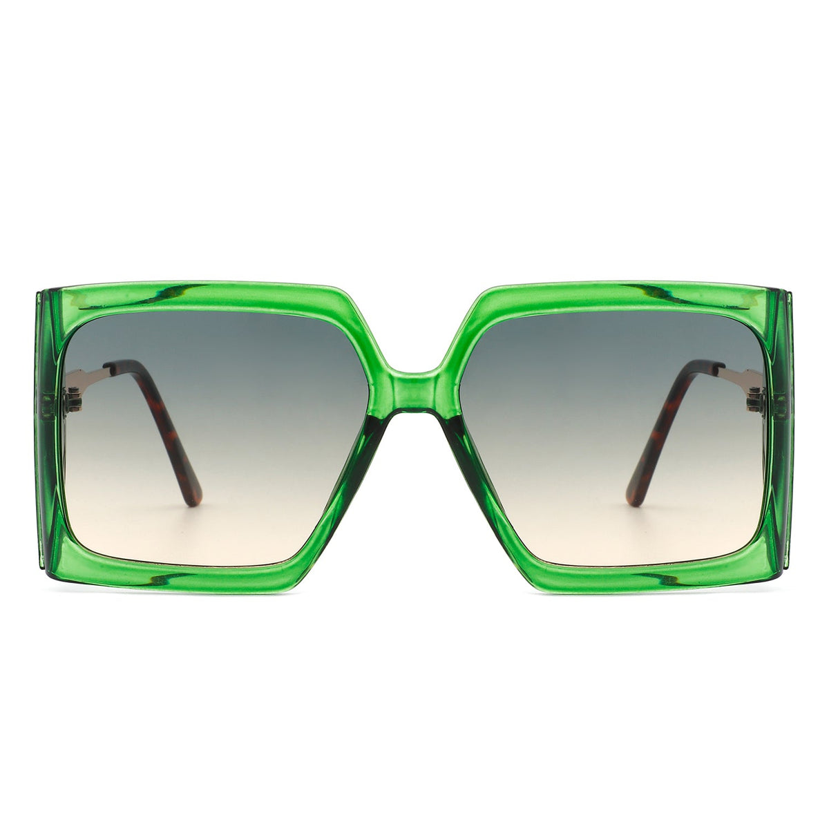Yellowra - Women Oversize Retro Square Large Fashion Sunglasses - Charming Charlie
