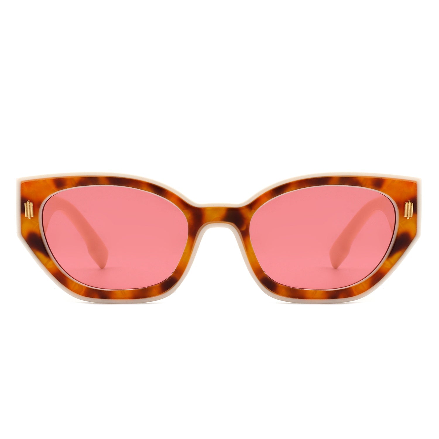 Dawnmist - Geometric Retro Round Irregular Narrow Cat Eye Sunglasses - Charming Charlie