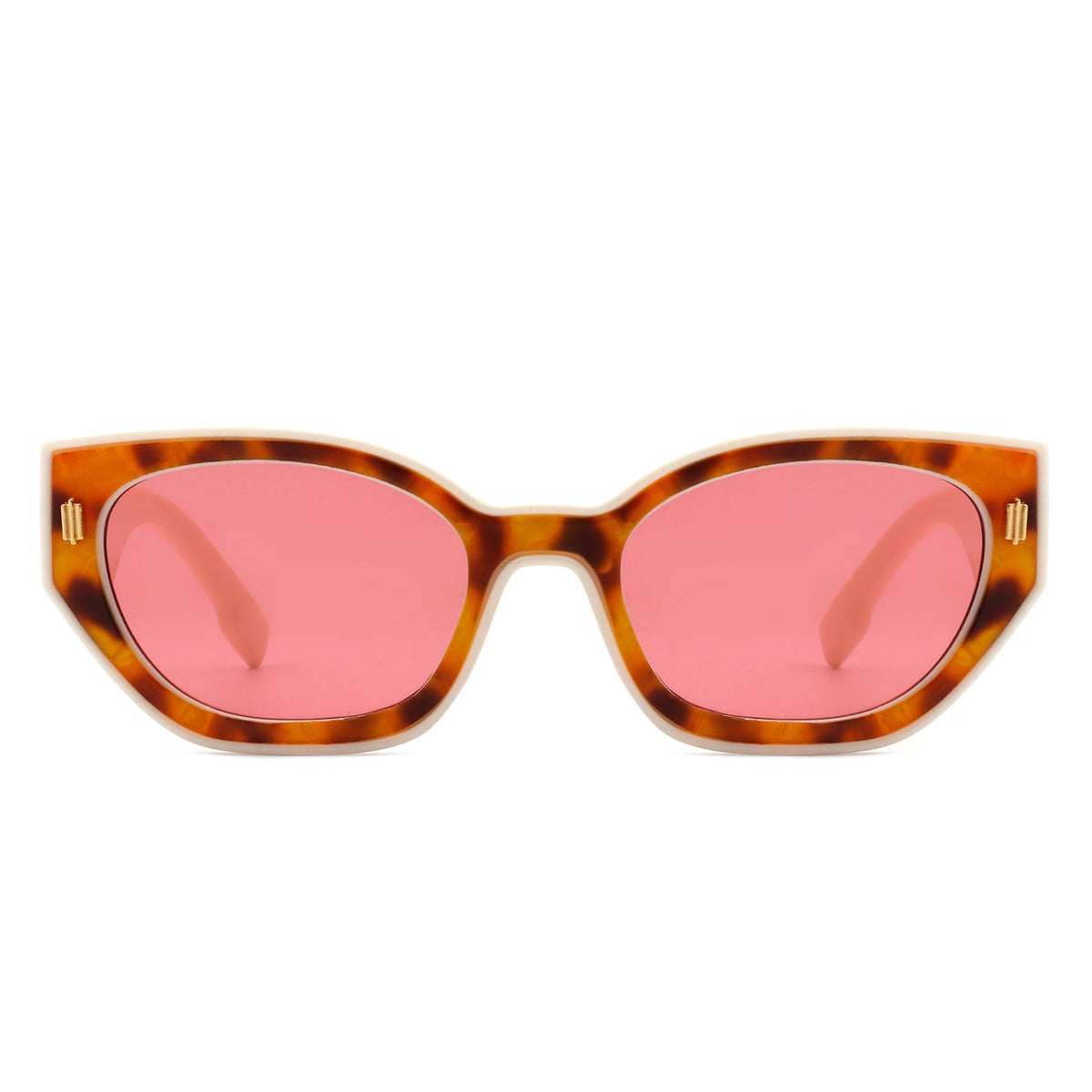 Dawnmist - Geometric Retro Round Irregular Narrow Cat Eye Sunglasses - Charming Charlie
