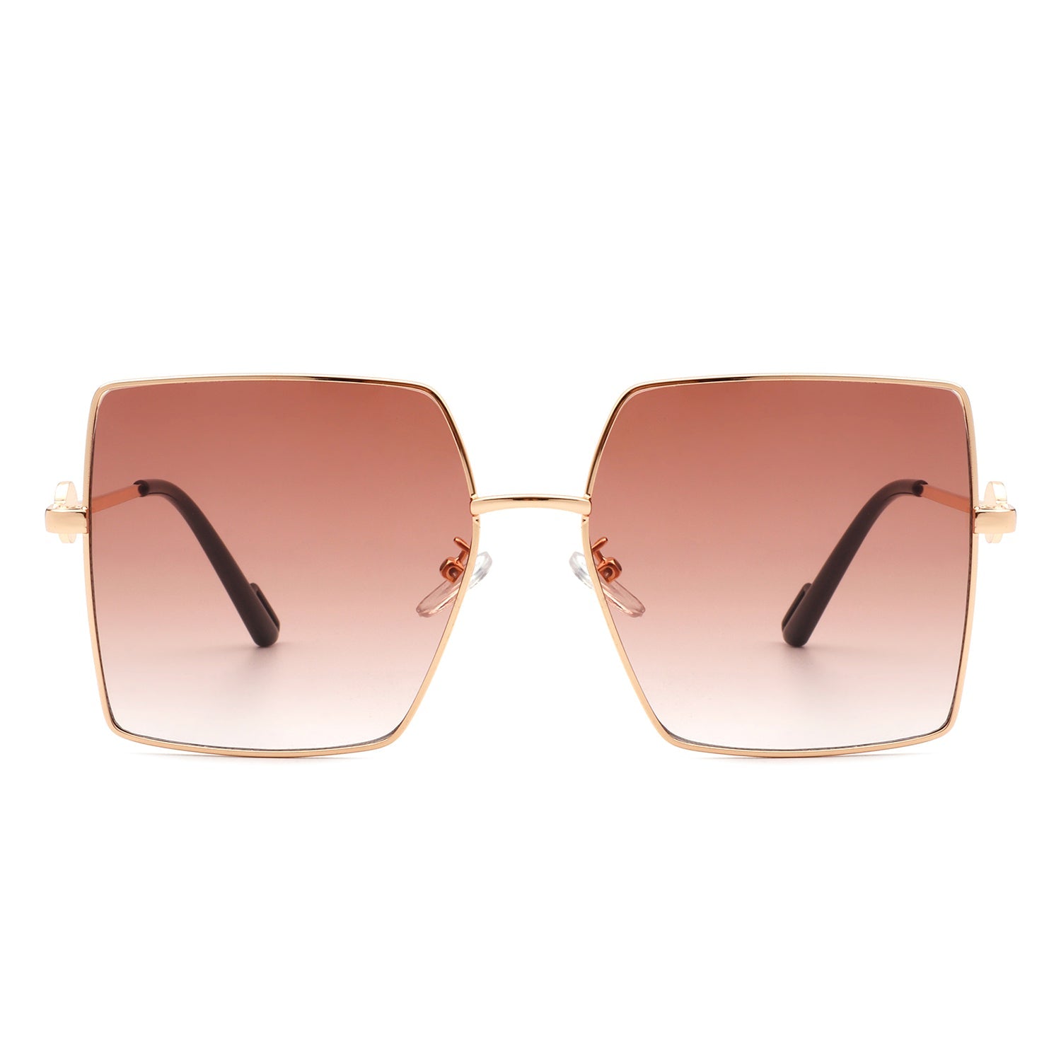 Benazia - Square Oversize Flat Top Large Tinted Women Fashion Sunglasses - Charming Charlie