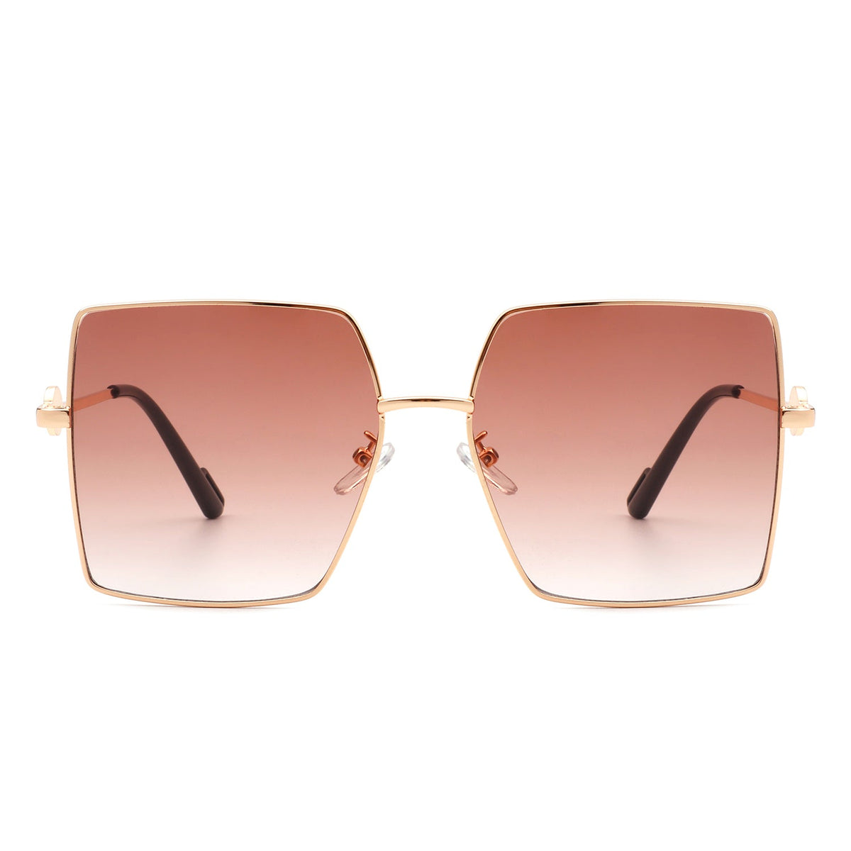 Benazia - Square Oversize Flat Top Large Tinted Women Fashion Sunglasses - Charming Charlie