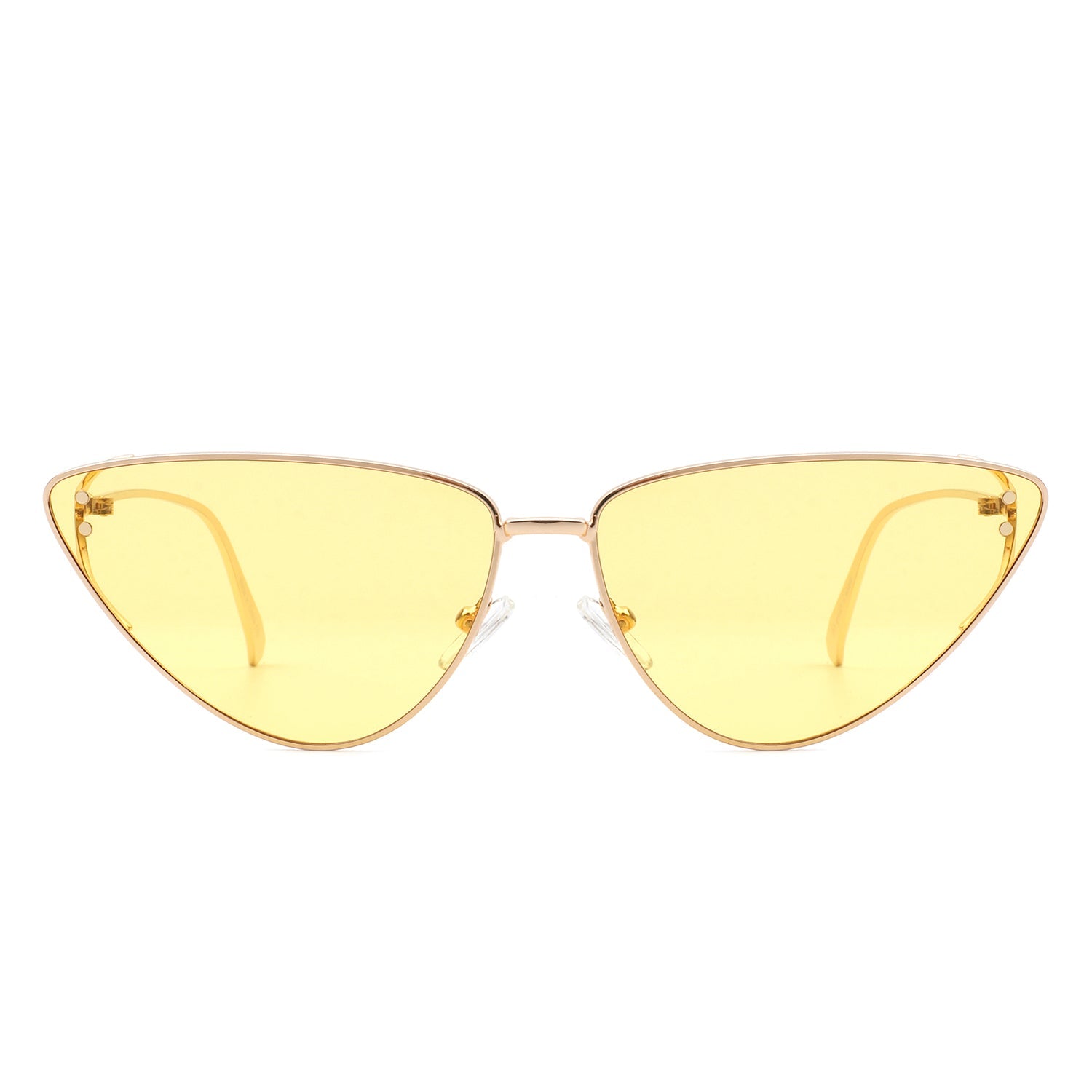 Windflow - Retro Tinted Flat Lens Fashion Cat Eye Sunglasses - Charming Charlie