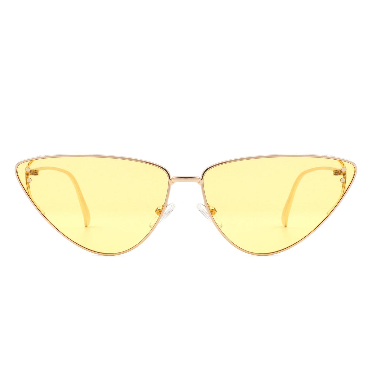 Windflow - Retro Tinted Flat Lens Fashion Cat Eye Sunglasses - Charming Charlie