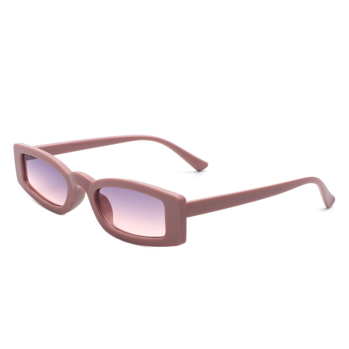 Starzest - Rectangle Slim Retro Tinted Square Vintage Narrow Sunglasses - Charming Charlie