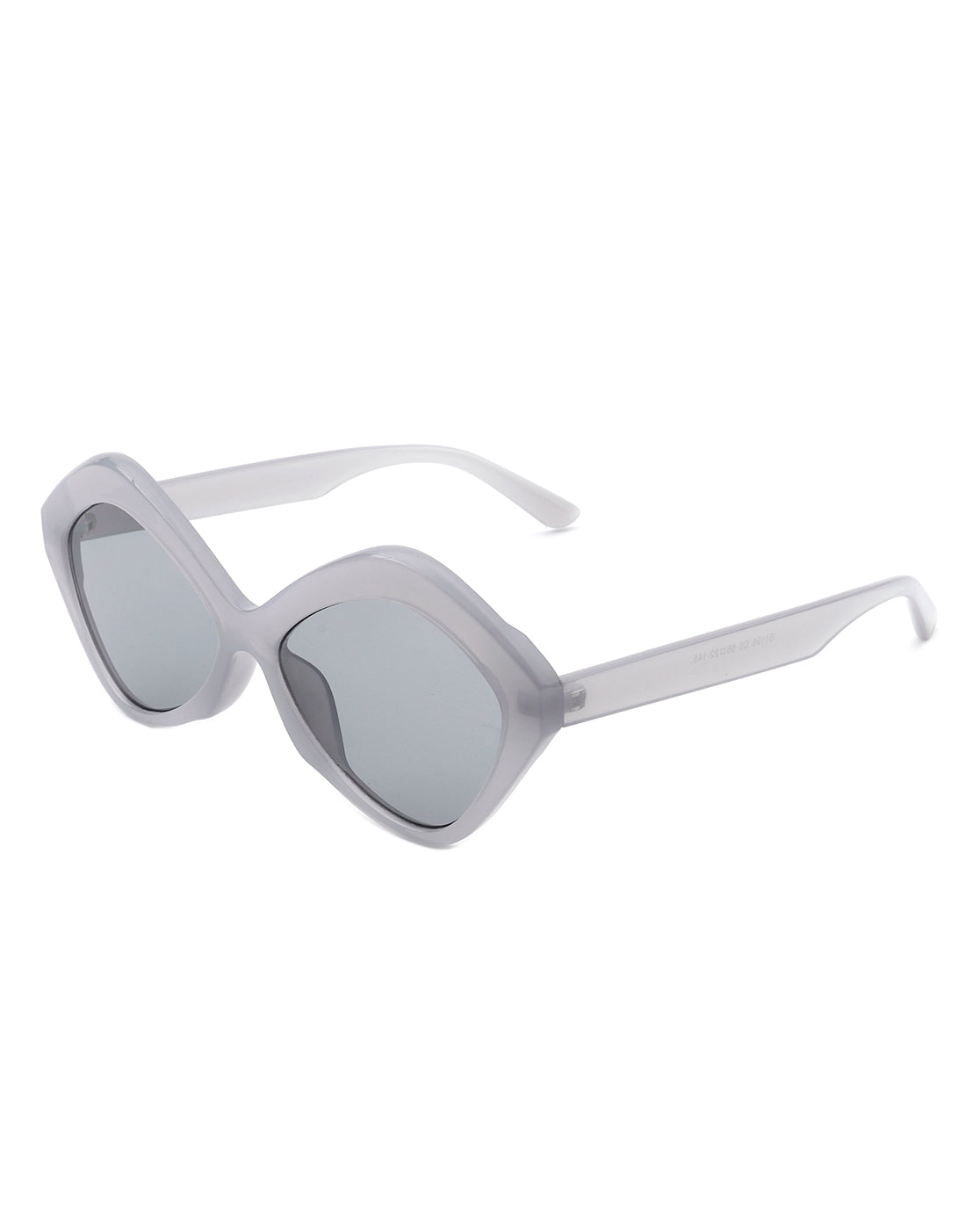 Amethyst - Women Geometric Fashion Hexagonal Cat Eye Sunglasses - Charming Charlie