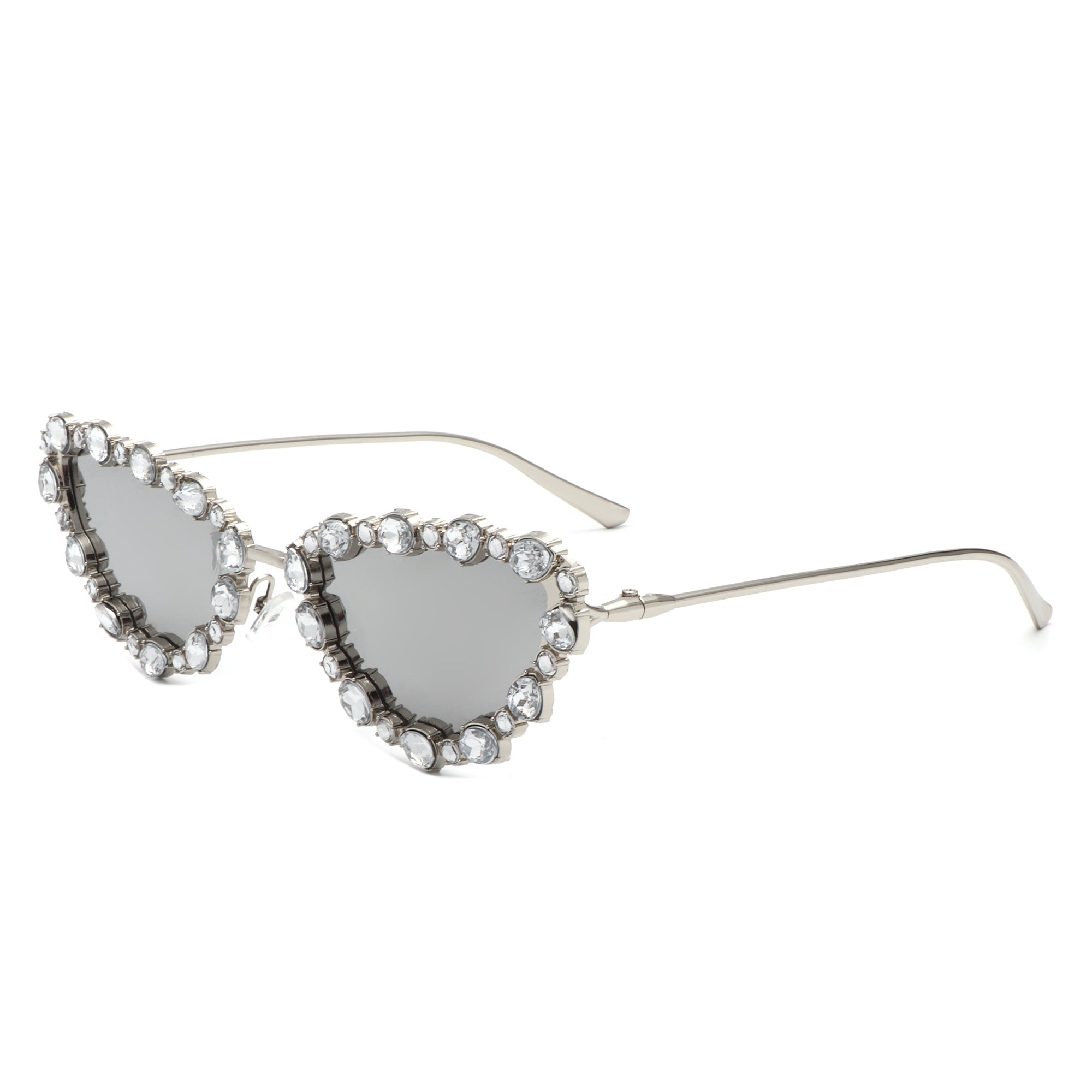 Elevate - Luxury Rhinestone Cat Eye Sunglasses - Charming Charlie