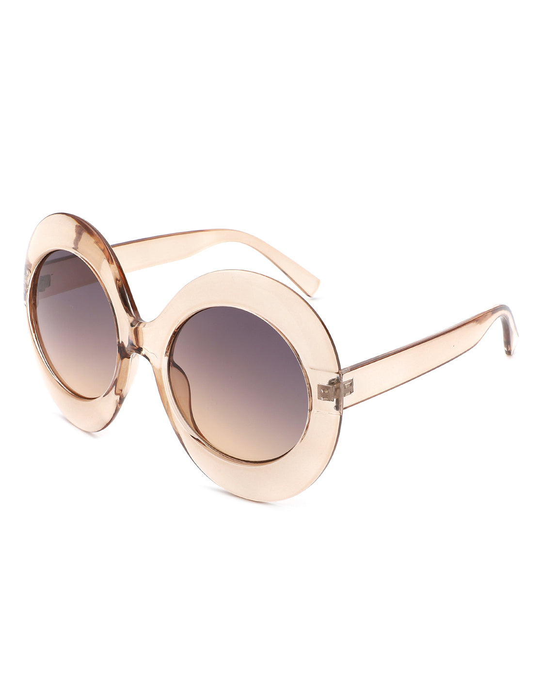Quest - Oversized Oval Round Women's Fashion Sunglasses - Charming Charlie