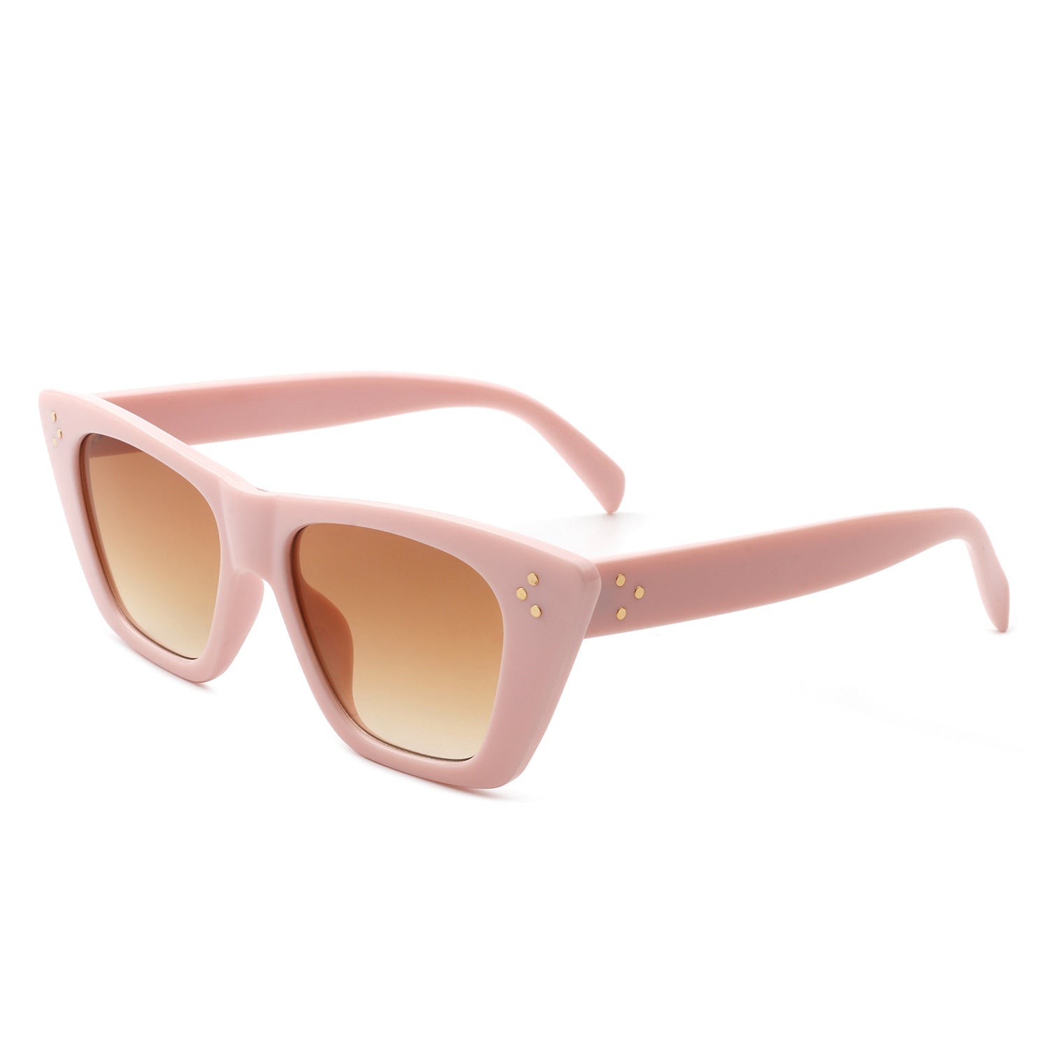 Lightnin - Women Retro Cat Eye Fashion Square Sunglasses - Charming Charlie