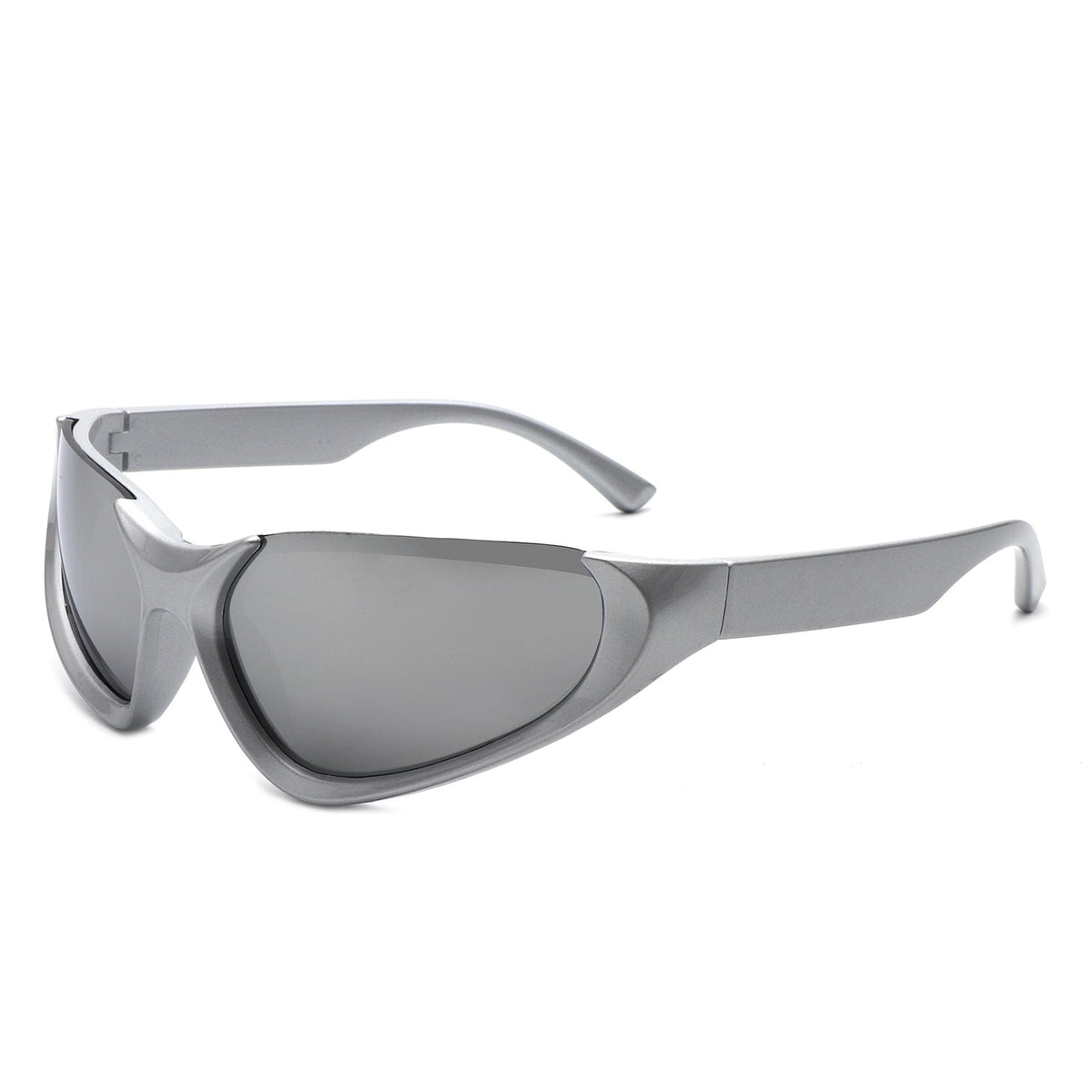 Dazzling - Rectangle Retro Fashion Wrap Around Sunglasses - Charming Charlie