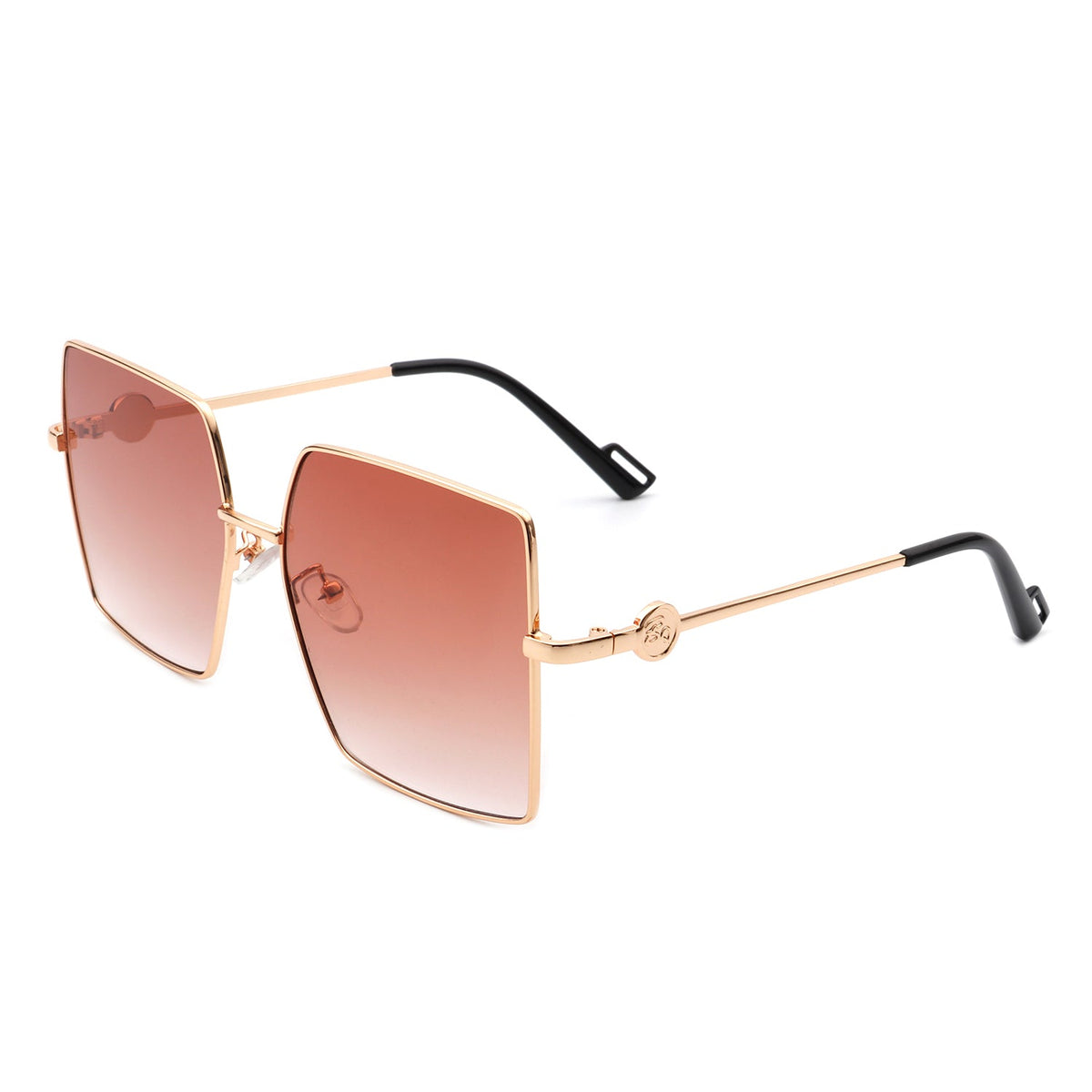 Benazia - Square Oversize Flat Top Large Tinted Women Fashion Sunglasses - Charming Charlie
