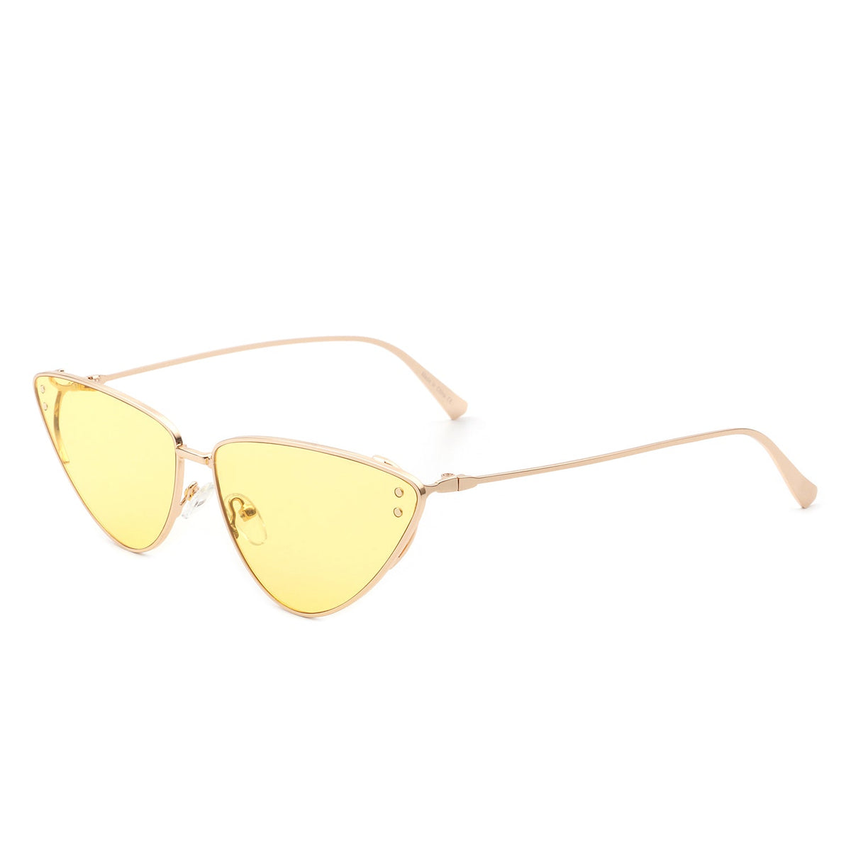 Windflow - Retro Tinted Flat Lens Fashion Cat Eye Sunglasses - Charming Charlie