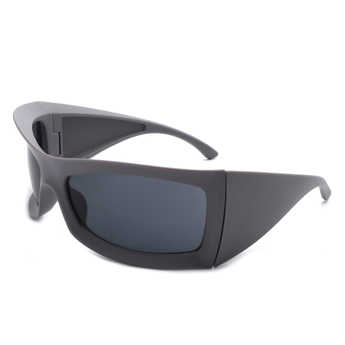 Skytalon - Square Retro Chunky Wrap Around Sunglasses - Charming Charlie