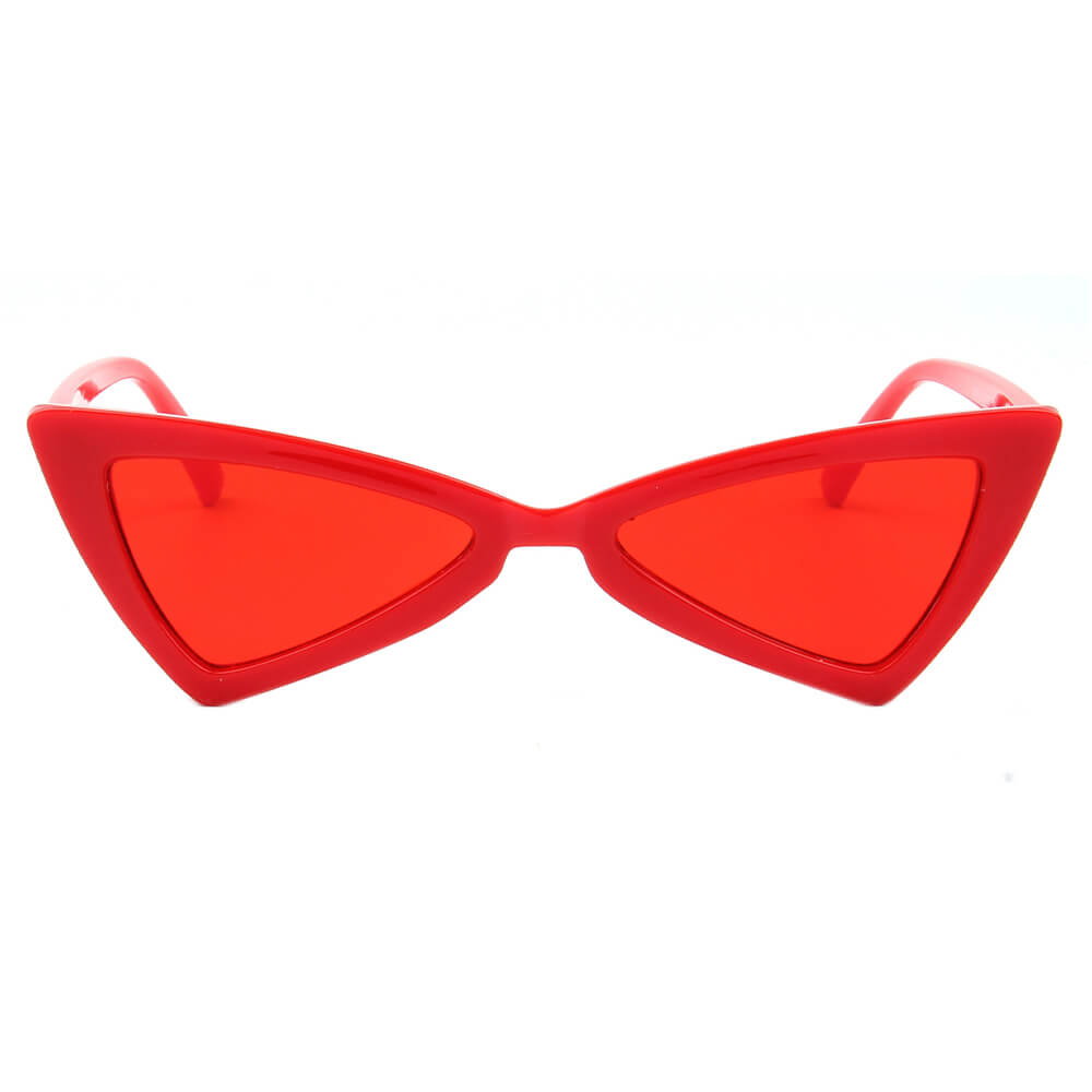 FIRENZE | S1053 - Women High Pointed Cat Eye Sunglasses - Cramilo Eyewear - Stylish Trendy Affordable Sunglasses Clear Glasses Eye Wear Fashion