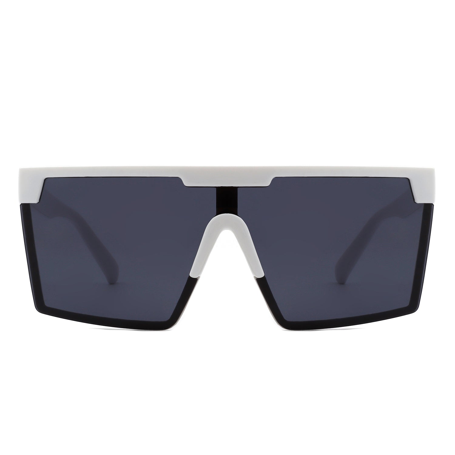Vitalize - Oversize Retro Square Flat Top Tinted Fashion Women Sunglasses - Charming Charlie