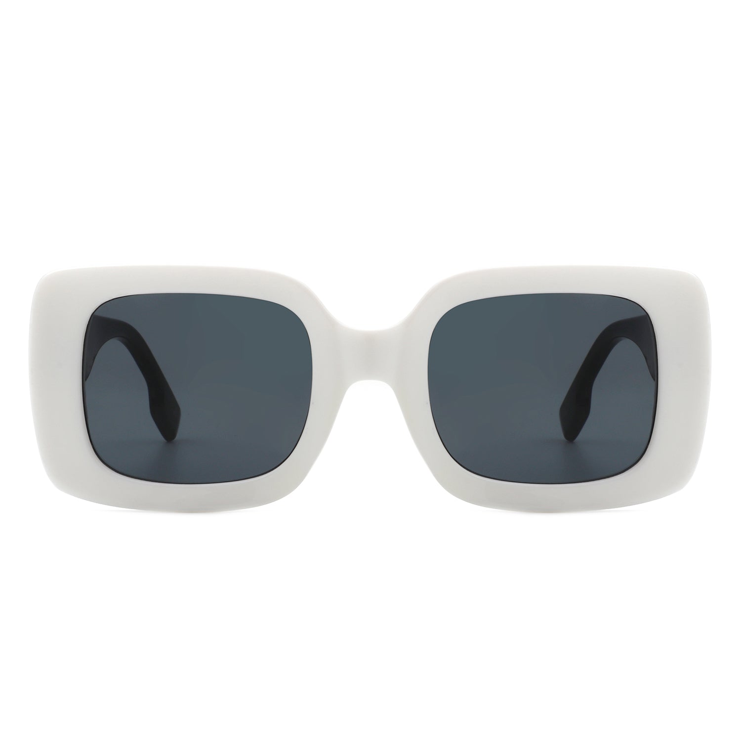 Jadestone - Square Retro Flat Top Fashion Sunglasses - Charming Charlie