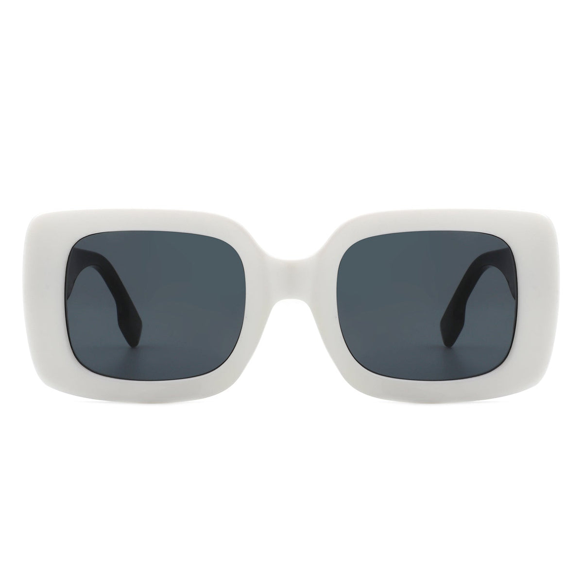Jadestone - Square Retro Flat Top Fashion Sunglasses - Charming Charlie