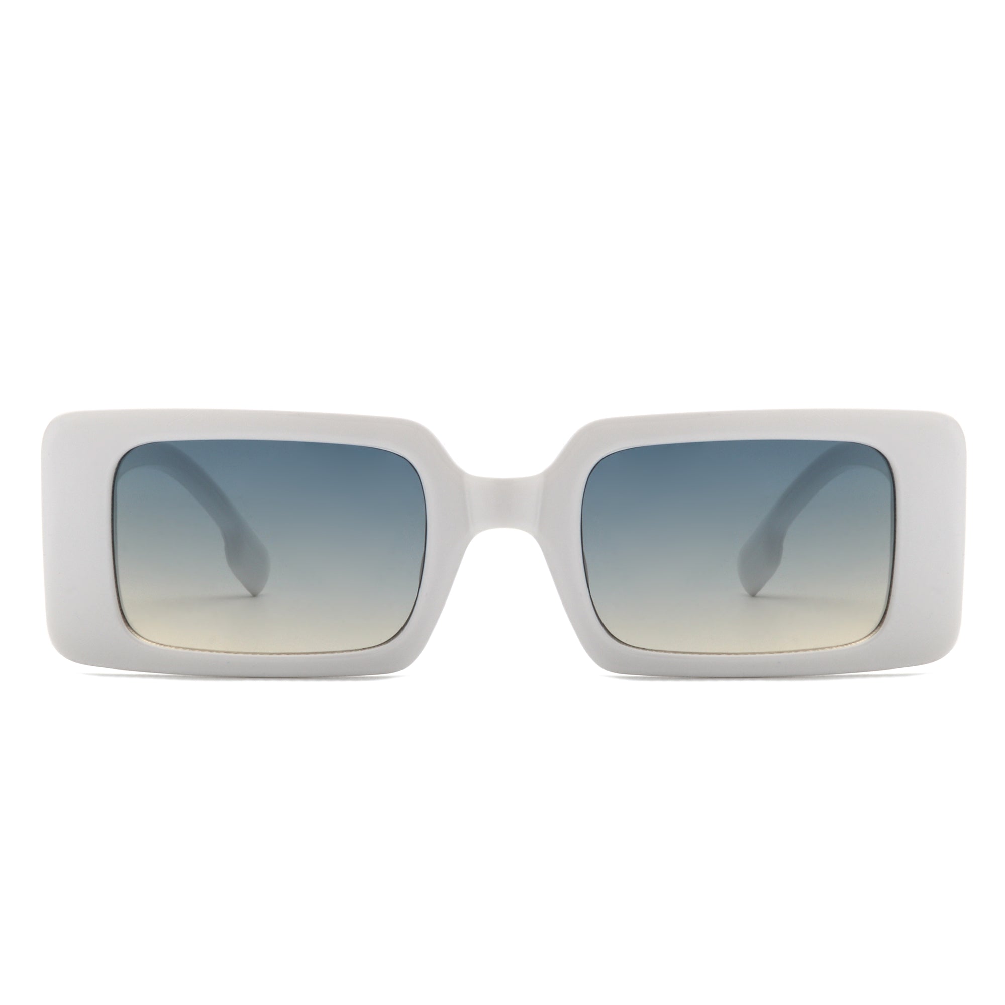 Kaelith - Retro Square Thick Frame Women's Fashion Sunglasses - Charming Charlie