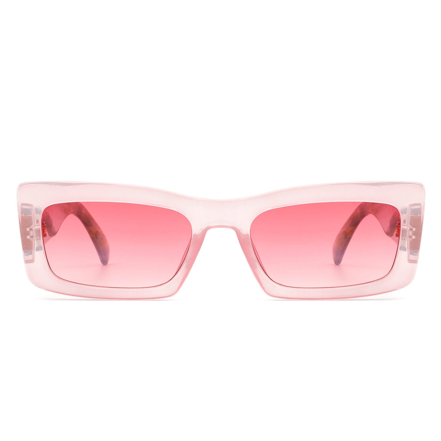 Illumyne - Retro Narrow Rectangle Flat Top Slim Fashion Sunglasses - Charming Charlie