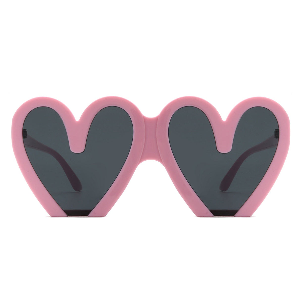 Skylette - Heart Shaped Oversized Party Fashion Sunglasses - Charming Charlie