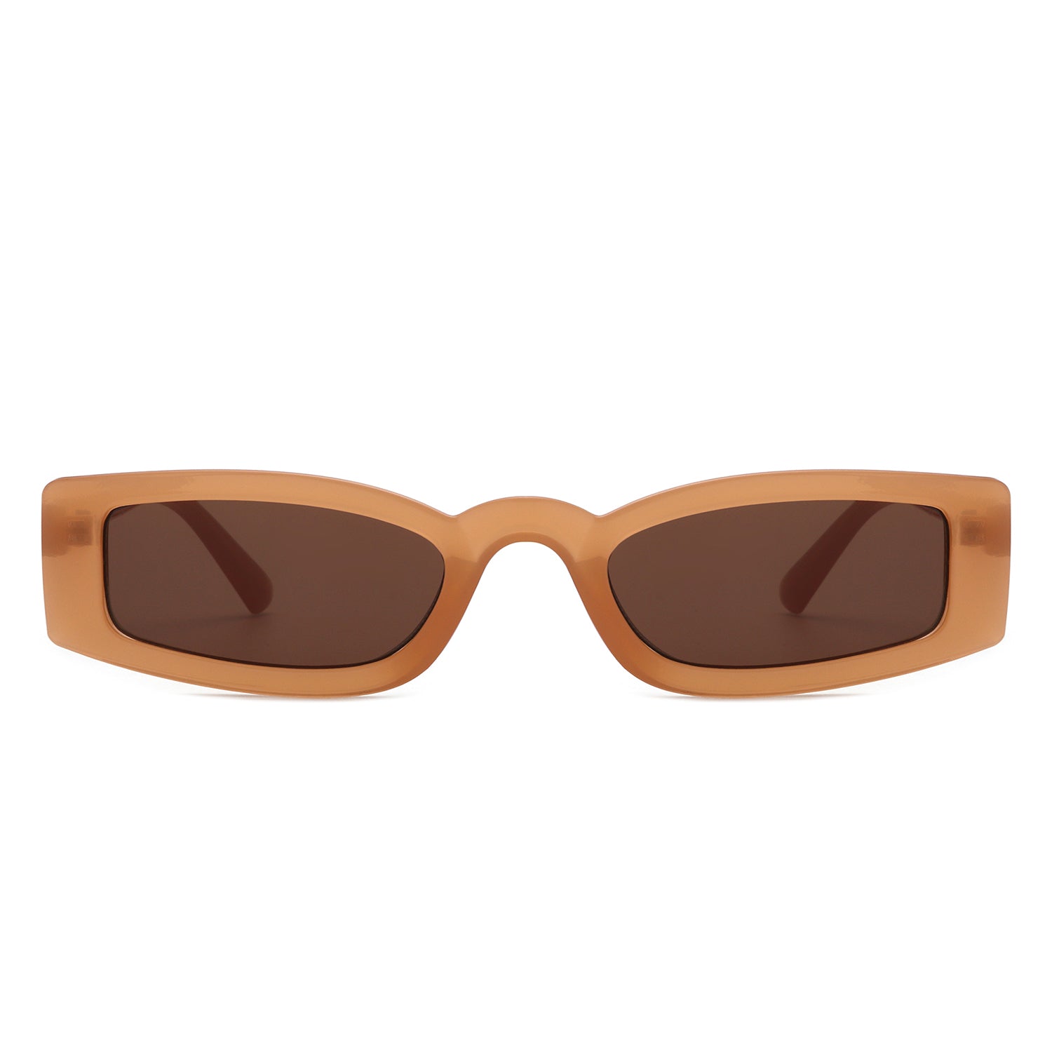 Starzest - Rectangle Slim Retro Tinted Square Vintage Narrow Sunglasses - Charming Charlie