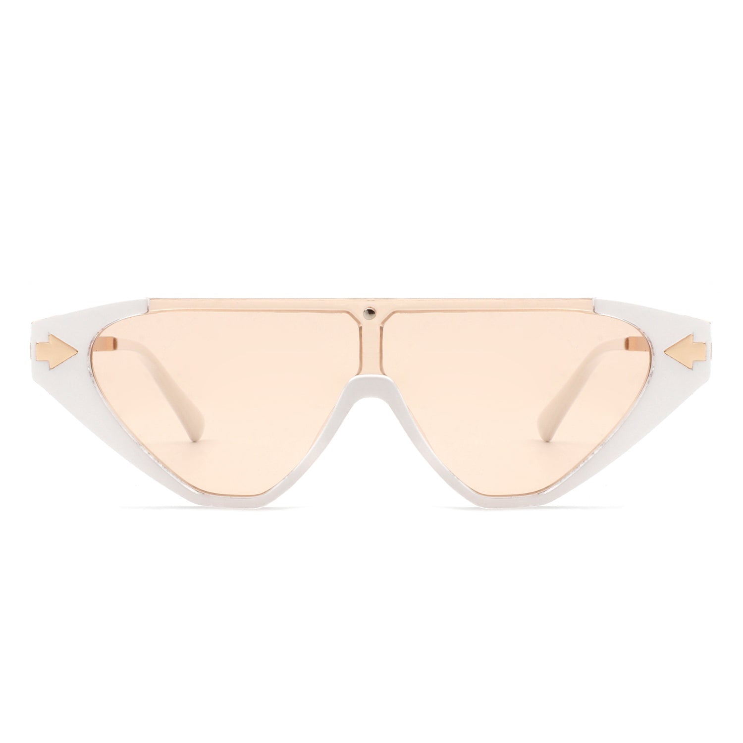 Zedillia - Triangle Mod Irregular Fashion Vintage Geometric Retro Sunglasses - Charming Charlie