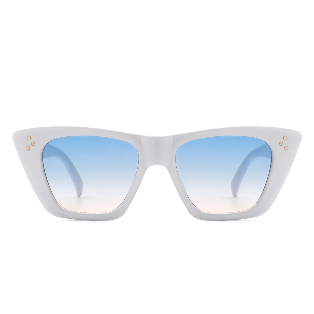 Lightnin - Women Retro Cat Eye Fashion Square Sunglasses - Charming Charlie