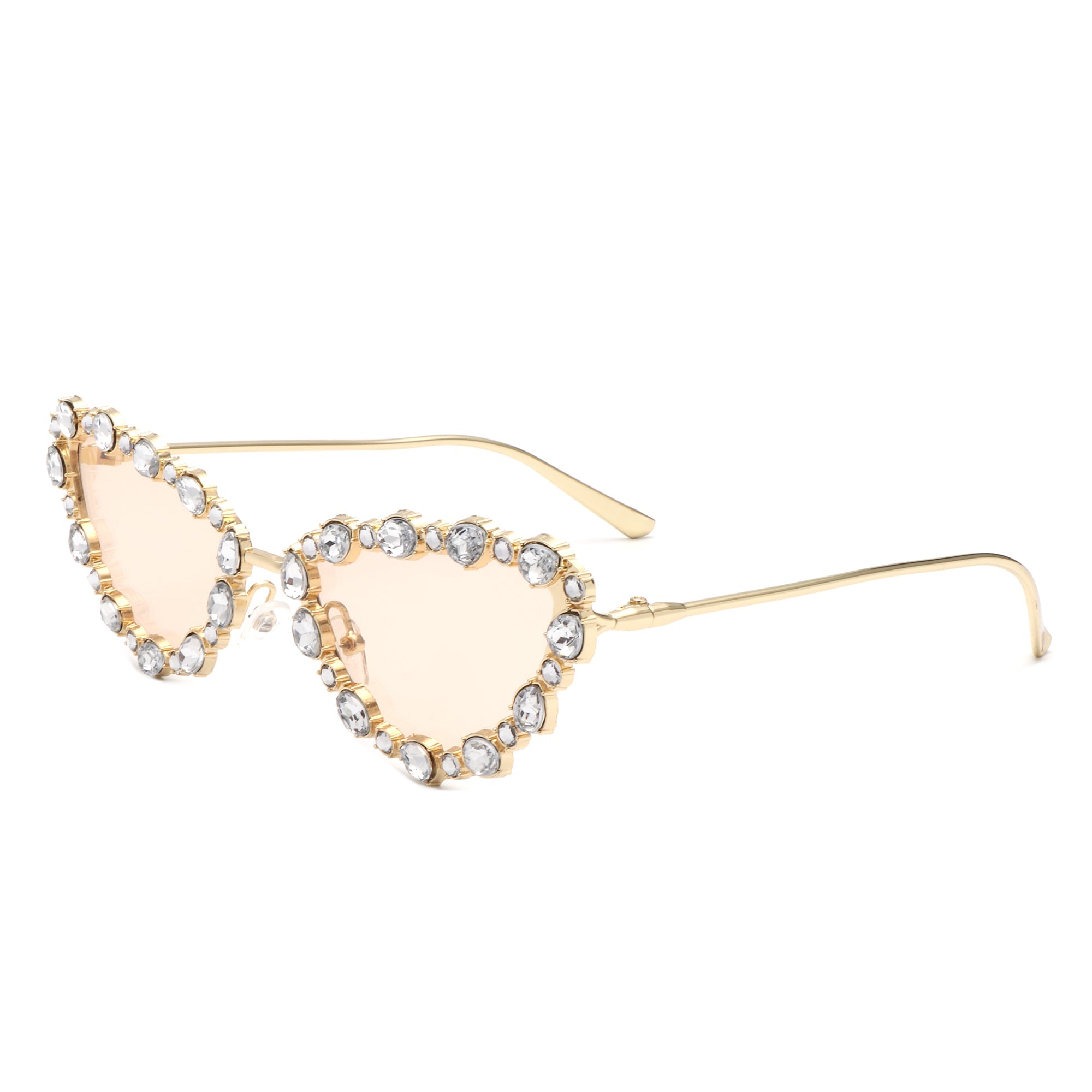 Elevate - Luxury Rhinestone Cat Eye Sunglasses - Charming Charlie