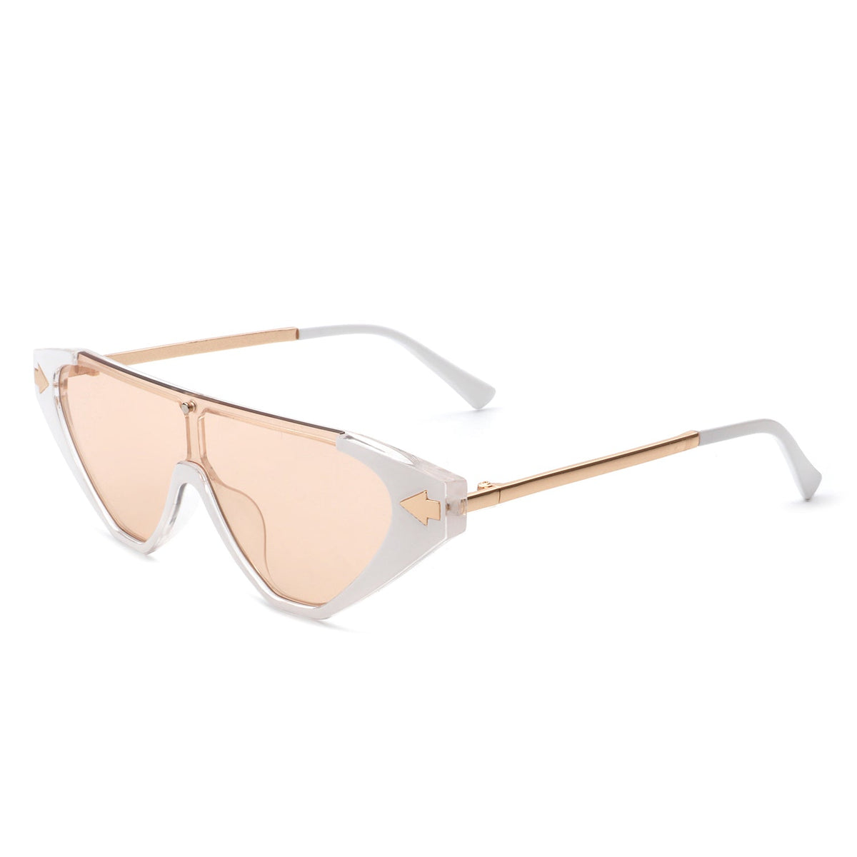 Zedillia - Triangle Mod Irregular Fashion Vintage Geometric Retro Sunglasses - Charming Charlie