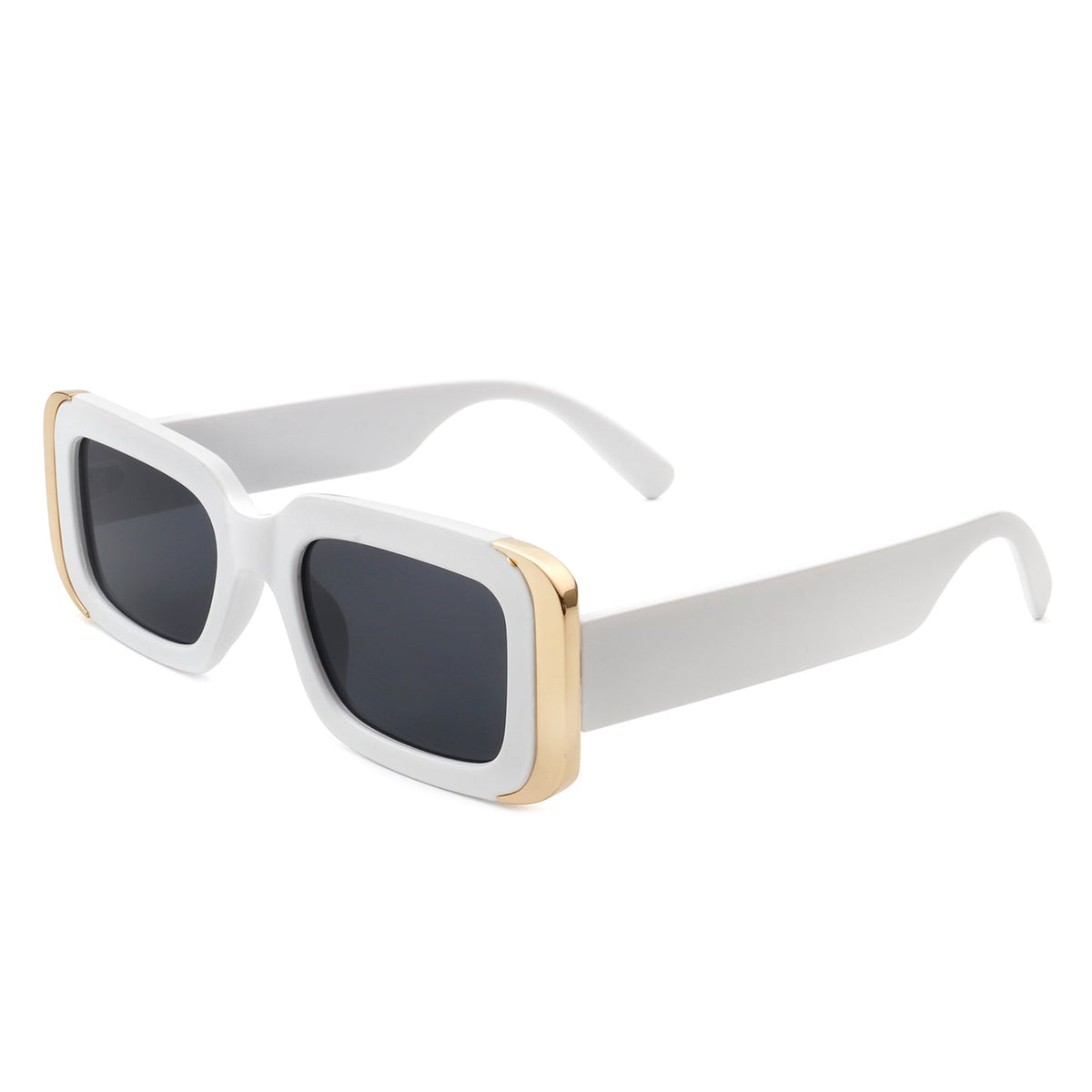 Quixotic - Rectangle Narrow Fashion Tinted Square Sunglasses - Charming Charlie