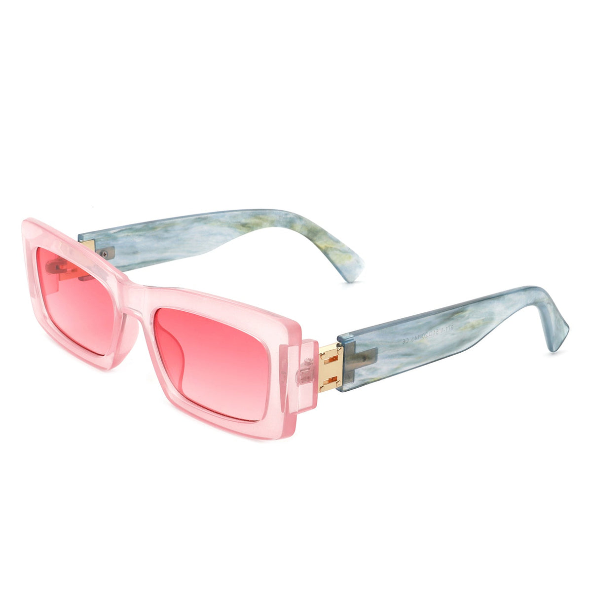 Illumyne - Retro Narrow Rectangle Flat Top Slim Fashion Sunglasses - Charming Charlie