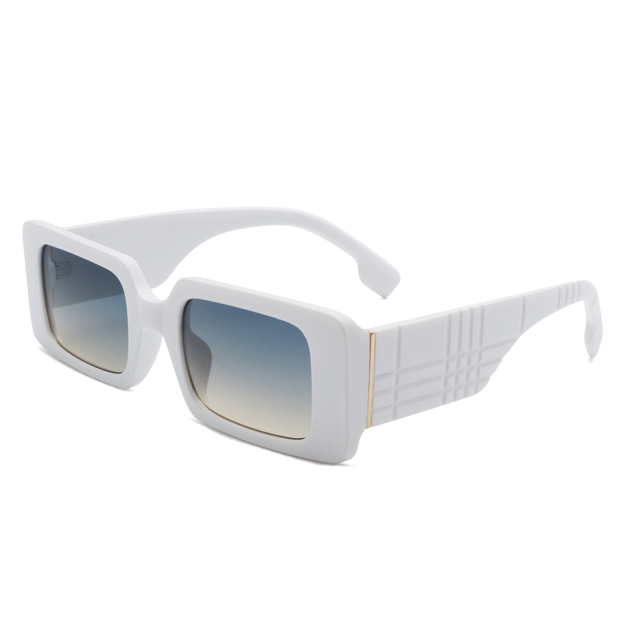 Kaelith - Retro Square Thick Frame Women's Fashion Sunglasses - Charming Charlie