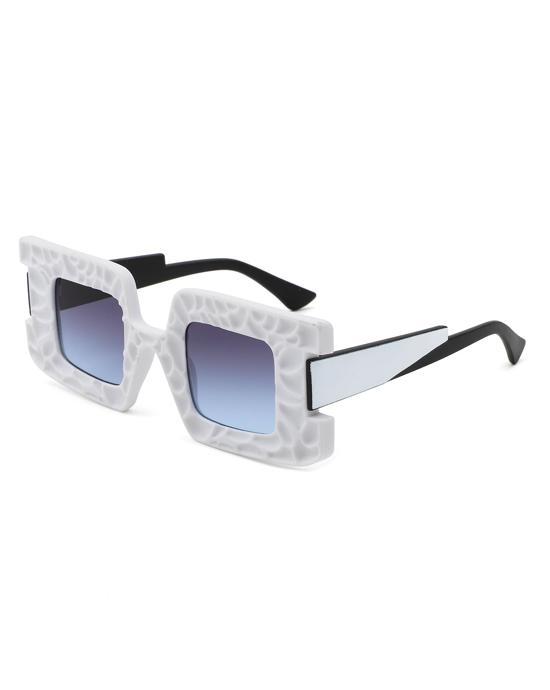 Pledge - Modern Chunky Geometric Square Fashion Sunglasses - Charming Charlie