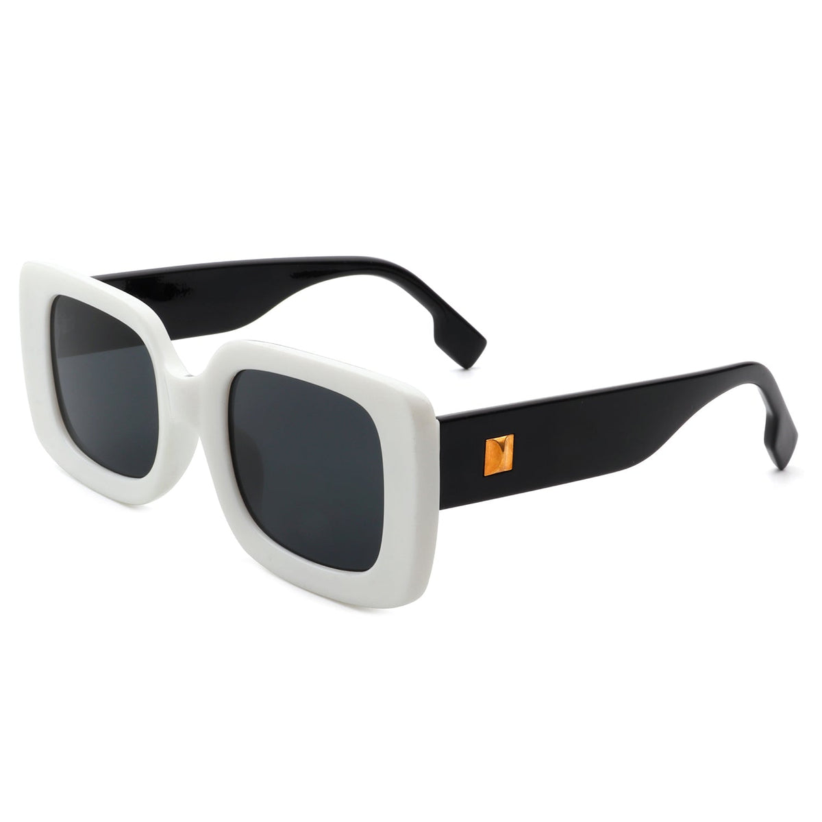 Jadestone - Square Retro Flat Top Fashion Sunglasses - Charming Charlie