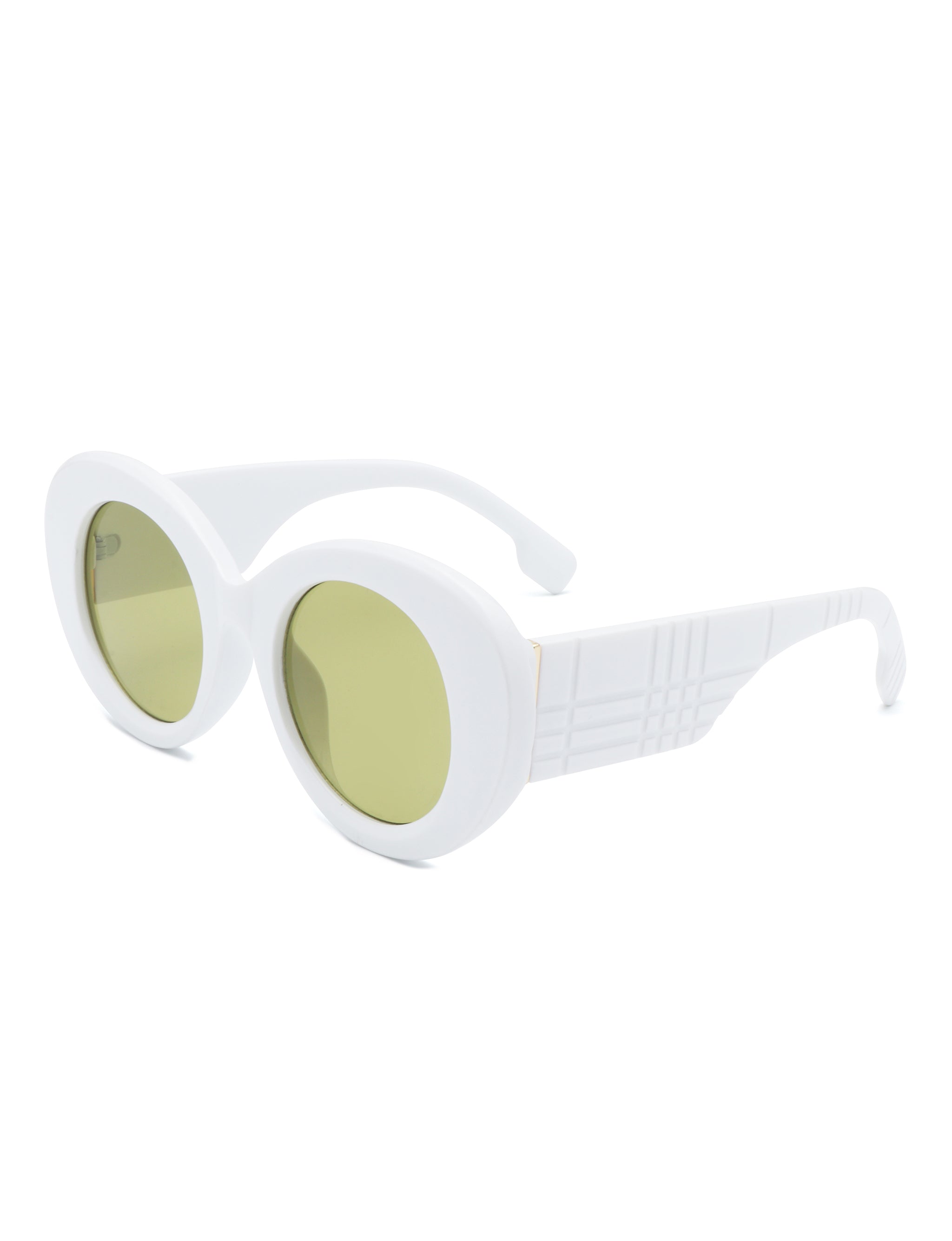Optic - Round Oval Oversized Women's Fashion Sunglasses - Charming Charlie