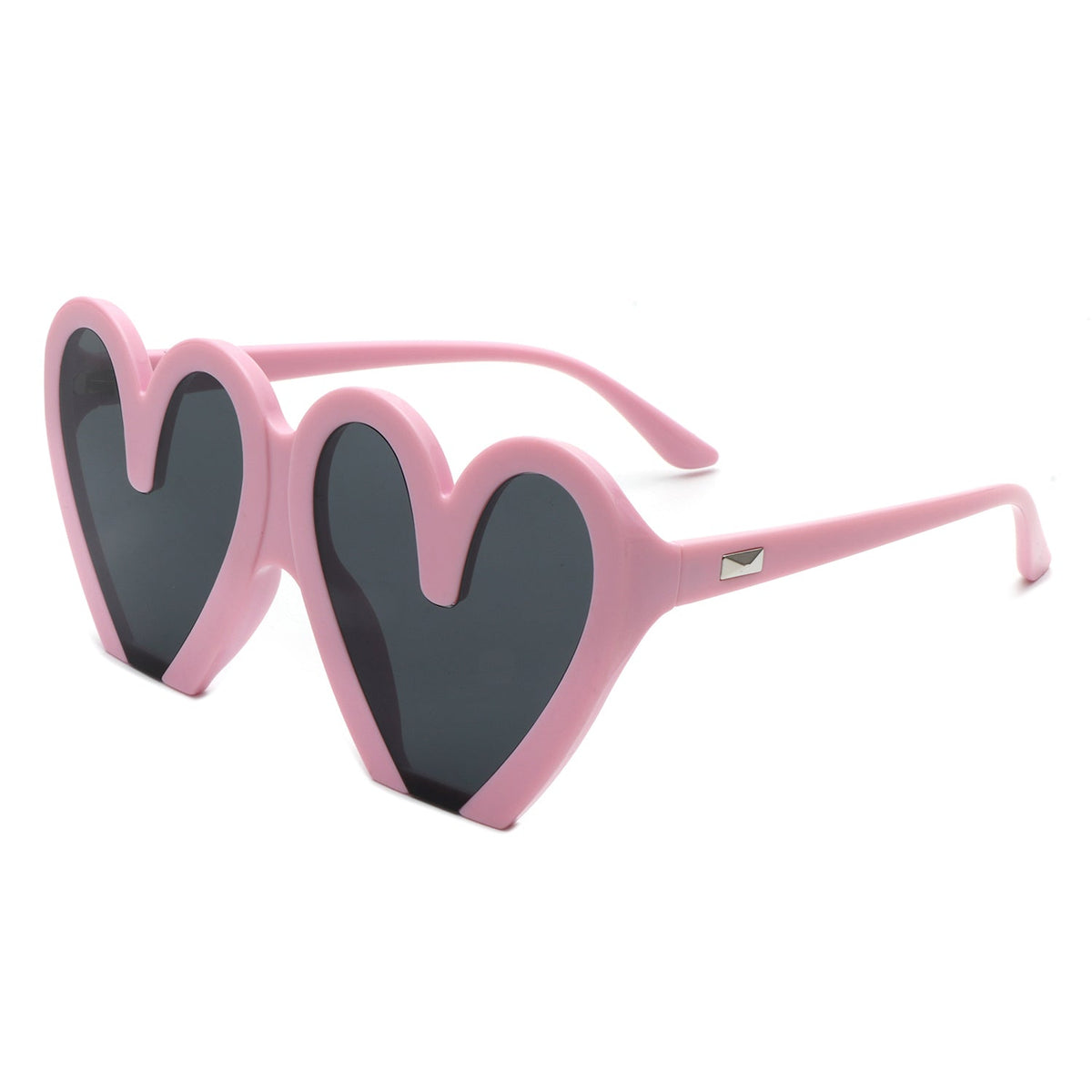 Skylette - Heart Shaped Oversized Party Fashion Sunglasses - Charming Charlie