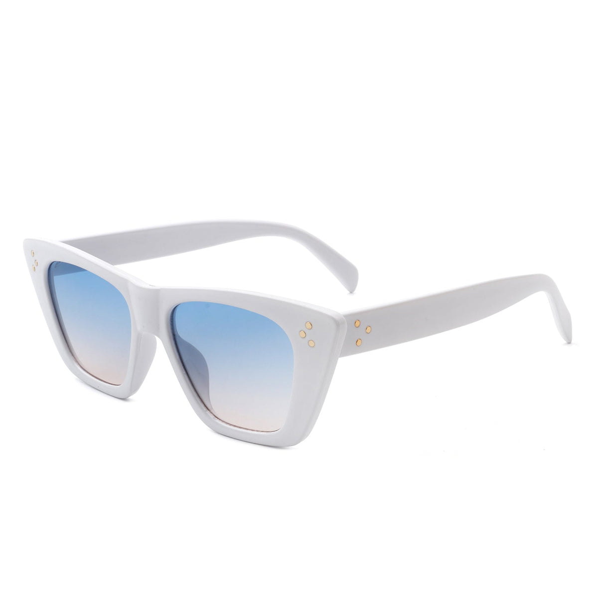Lightnin - Women Retro Cat Eye Fashion Square Sunglasses - Charming Charlie