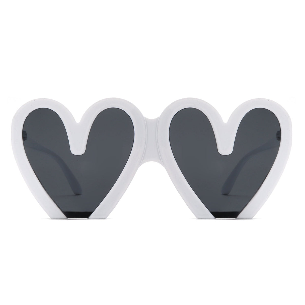 Skylette - Heart Shaped Oversized Party Fashion Sunglasses - Charming Charlie