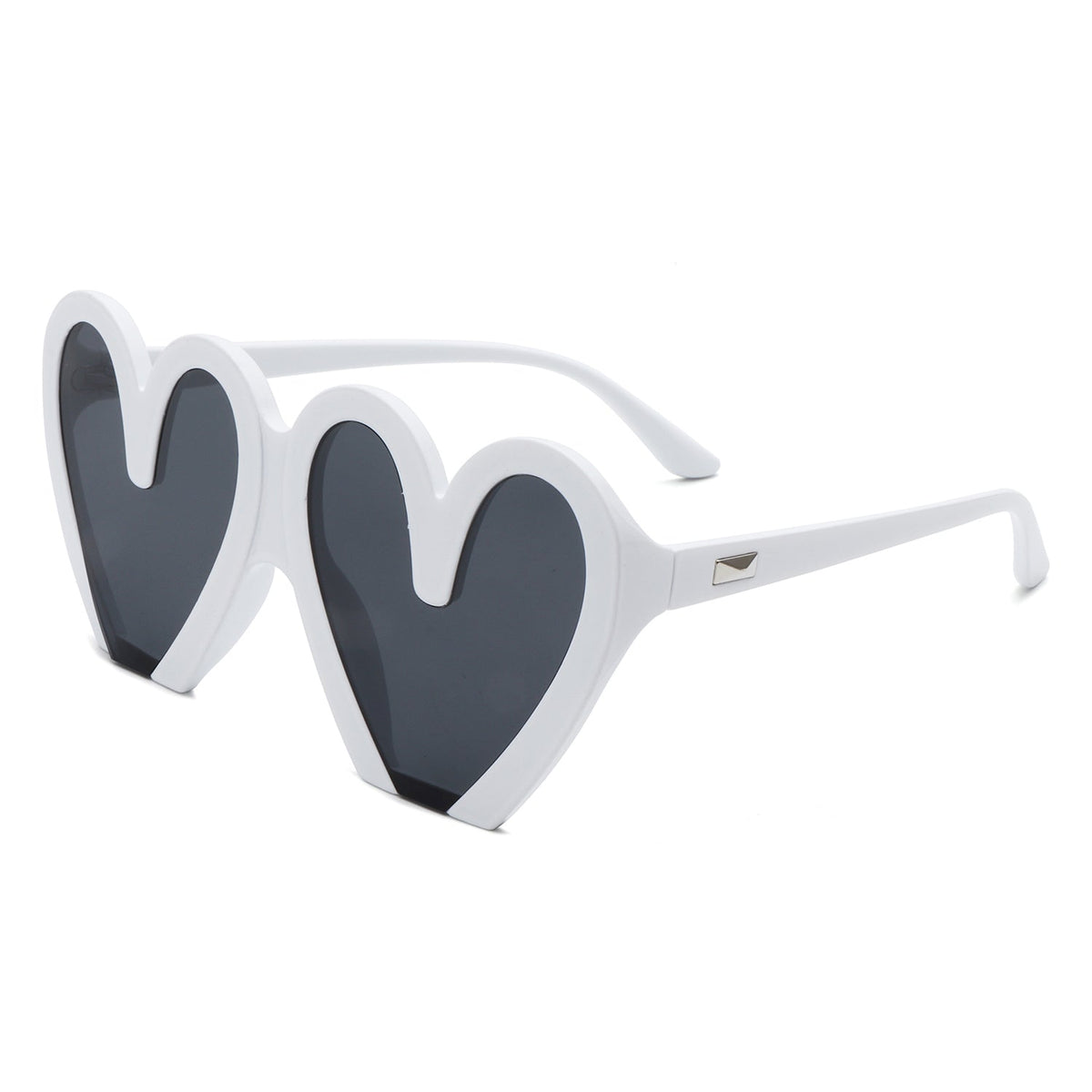 Skylette - Heart Shaped Oversized Party Fashion Sunglasses - Charming Charlie