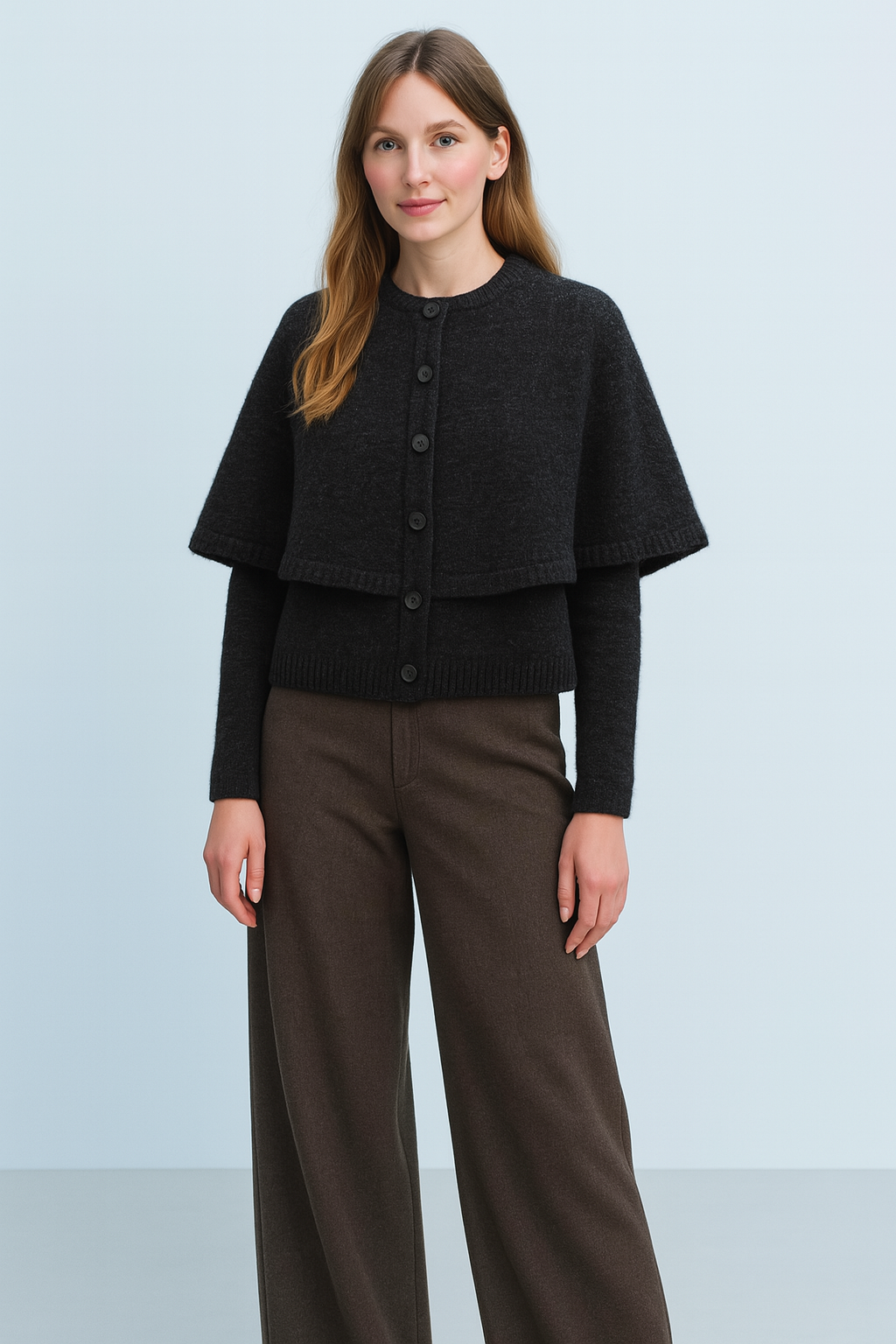 Button Poncho - Charming Charlie