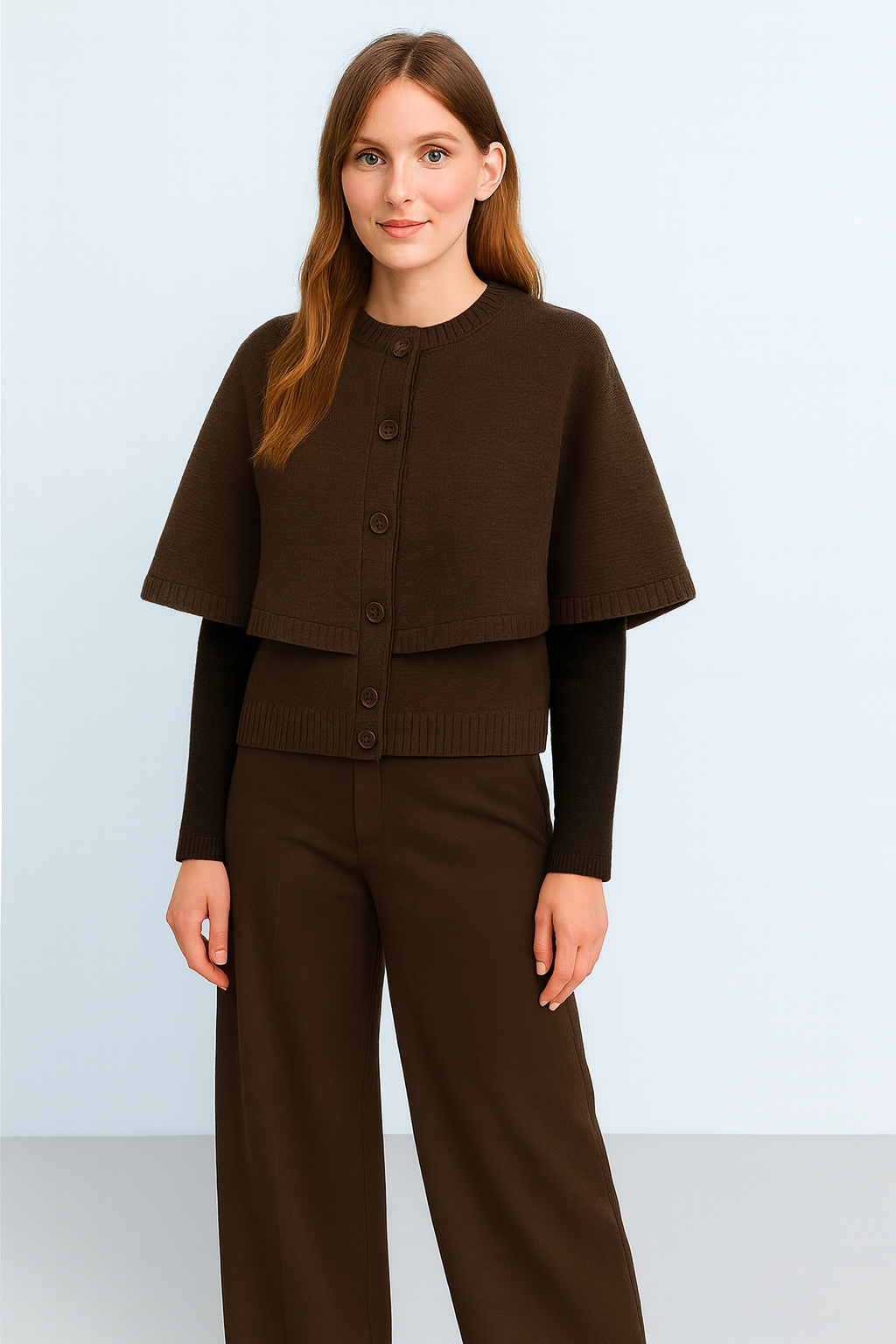 Button Poncho - Charming Charlie