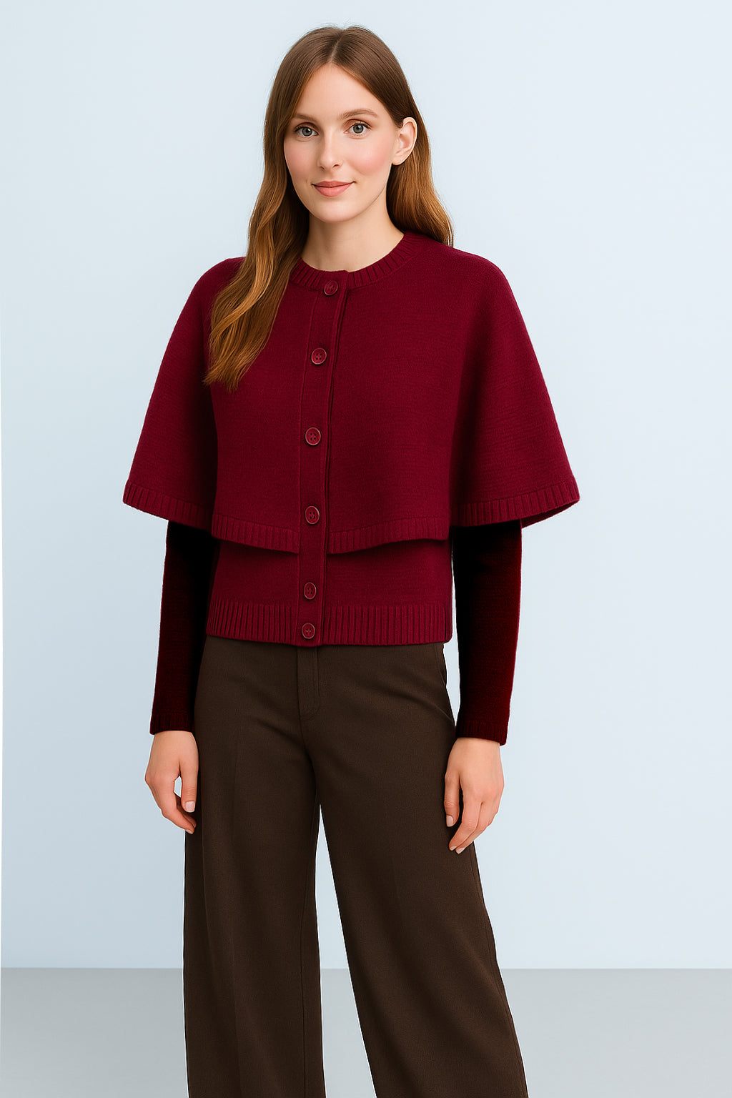 Button Poncho - Charming Charlie