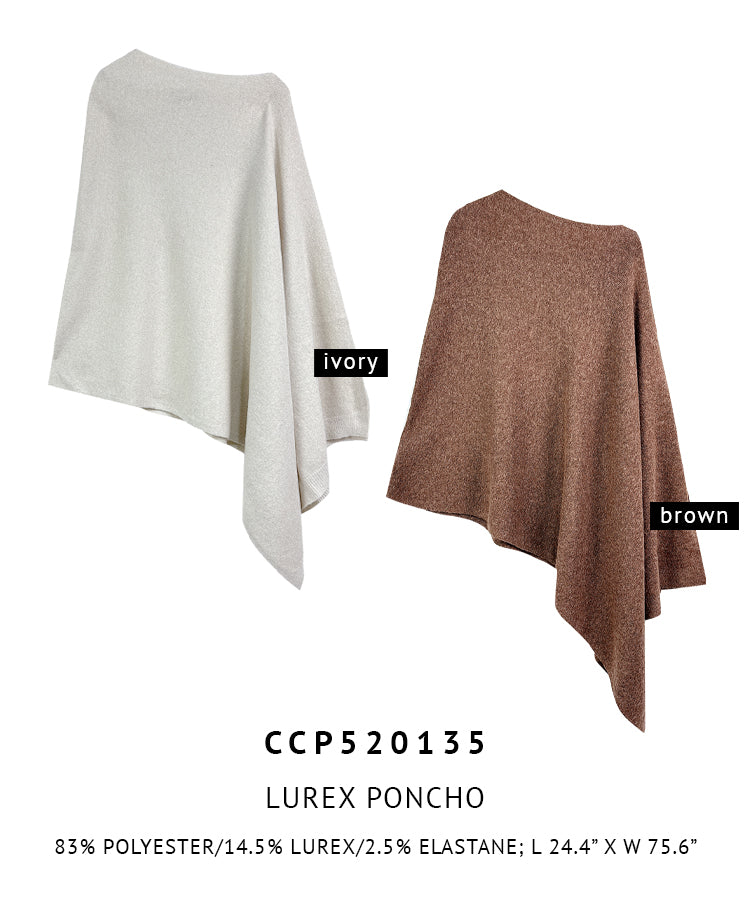 Lurex Poncho - Charming Charlie