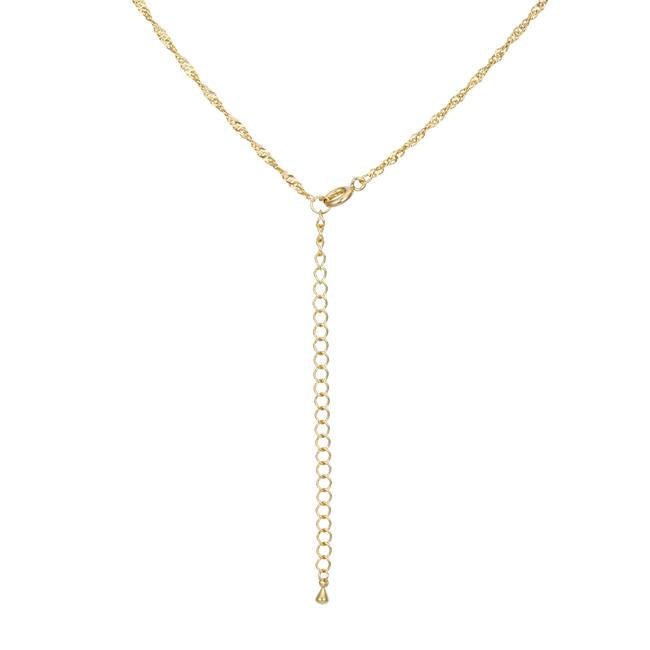 16 Inch Gold Twisted Fashion Chain - Charming Charlie