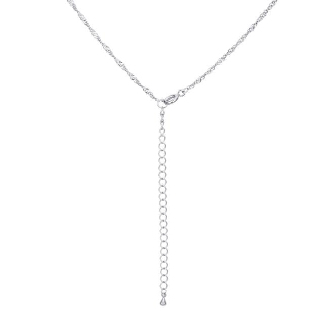 16 Inch Silver Twisted Chain - Charming Charlie