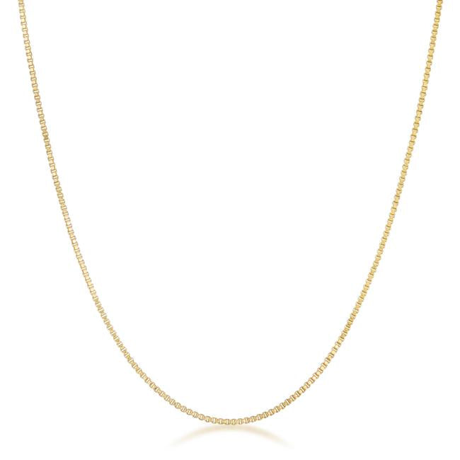 Golden Rolo Chain - 1mm - Charming Charlie