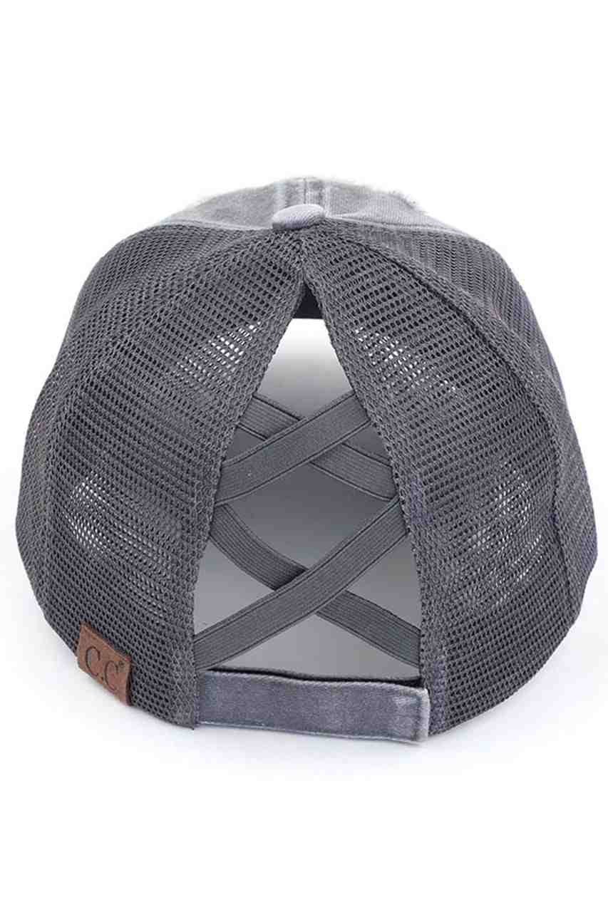 CHARCOAL-C.C Distressed Aloha Beaches Patch Ponycap is perfect for adding a touch of island style to any outfit. The vintage look and feel of this cap is both trendy and comfortable, while the embroidered patch adds a unique touch. Great for a day at the beach or exploring the city.