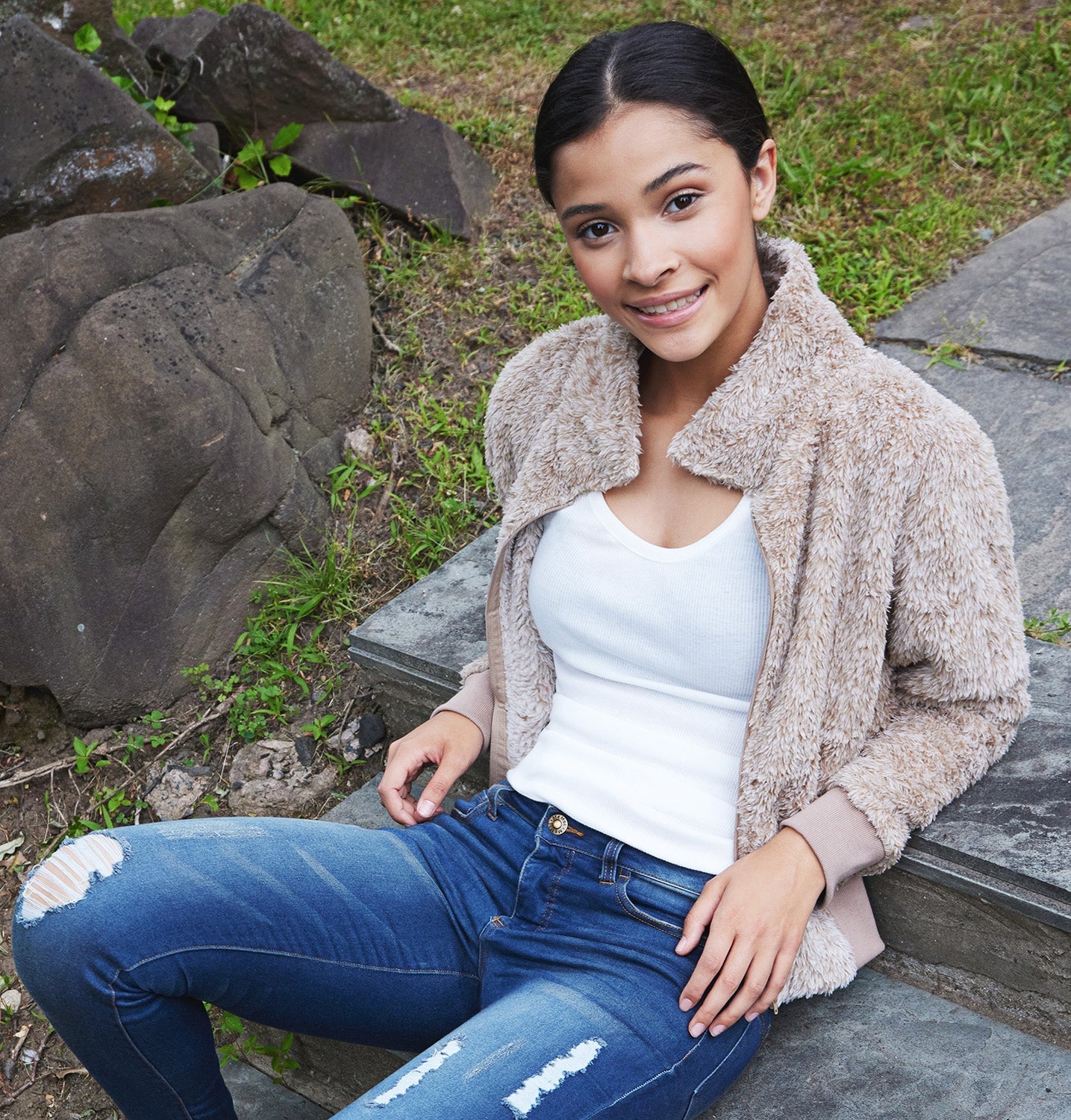 Women's Plush Zippered Front Warm and Cozy Jacket - Charming Charlie
