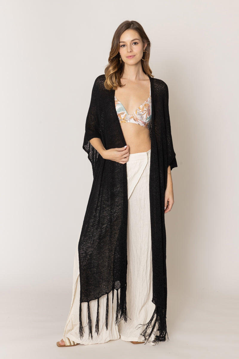 Knit Fridge Kimono - Charming Charlie