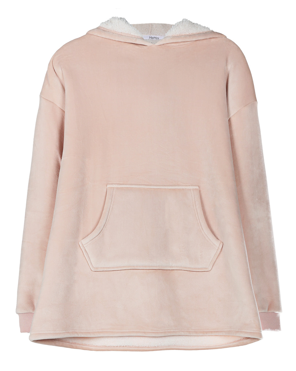 Women's Sherpa-Lined Soft Velour Hooded Lounge Top - Charming Charlie
